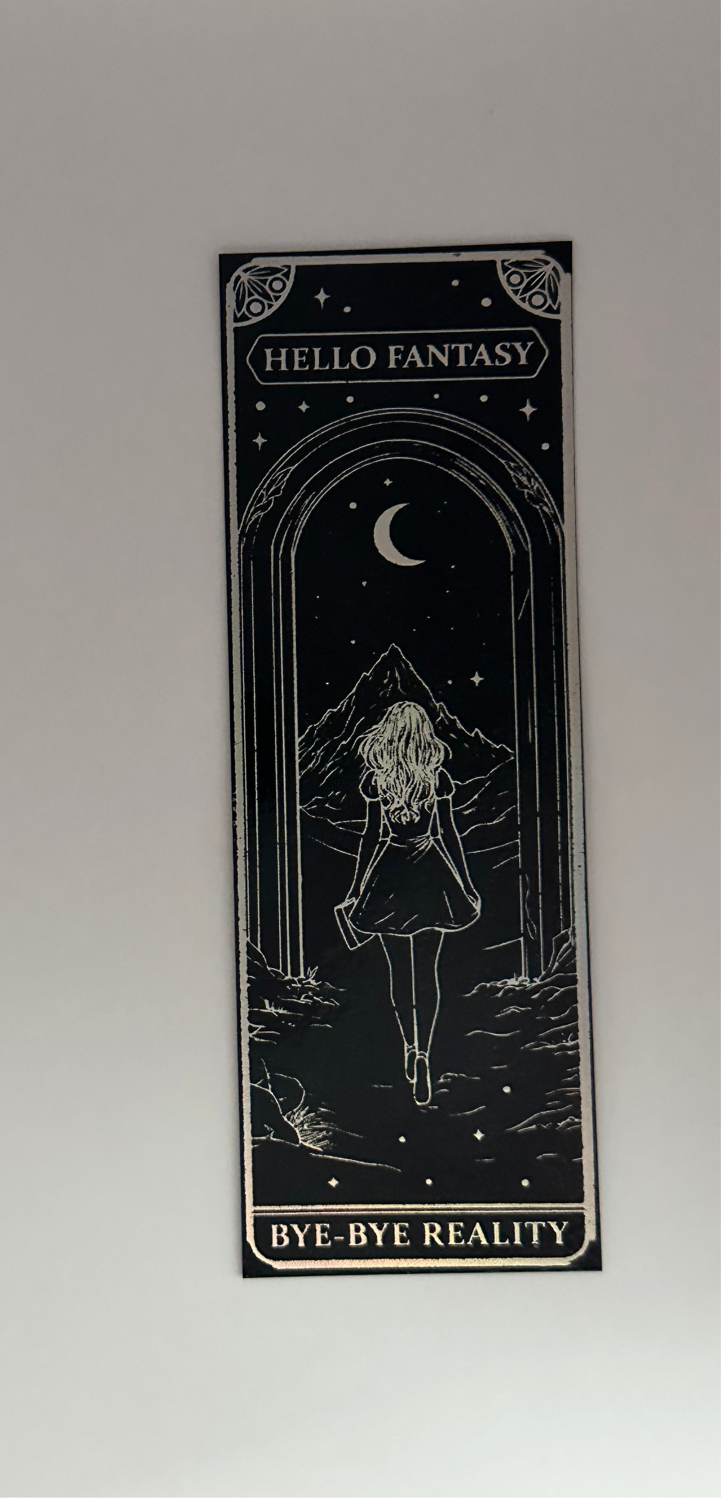 Leaving Reality - Foil Bookmark - (Silver Holographic)
