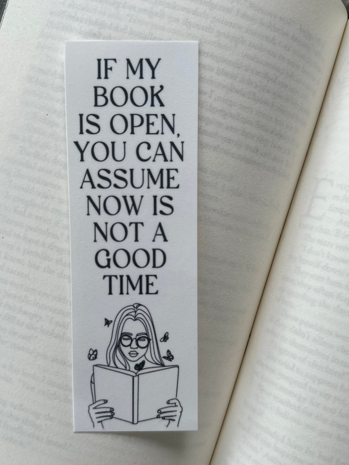Bookish Quotes & Line Art Bookmark Bundle - 4 Pack