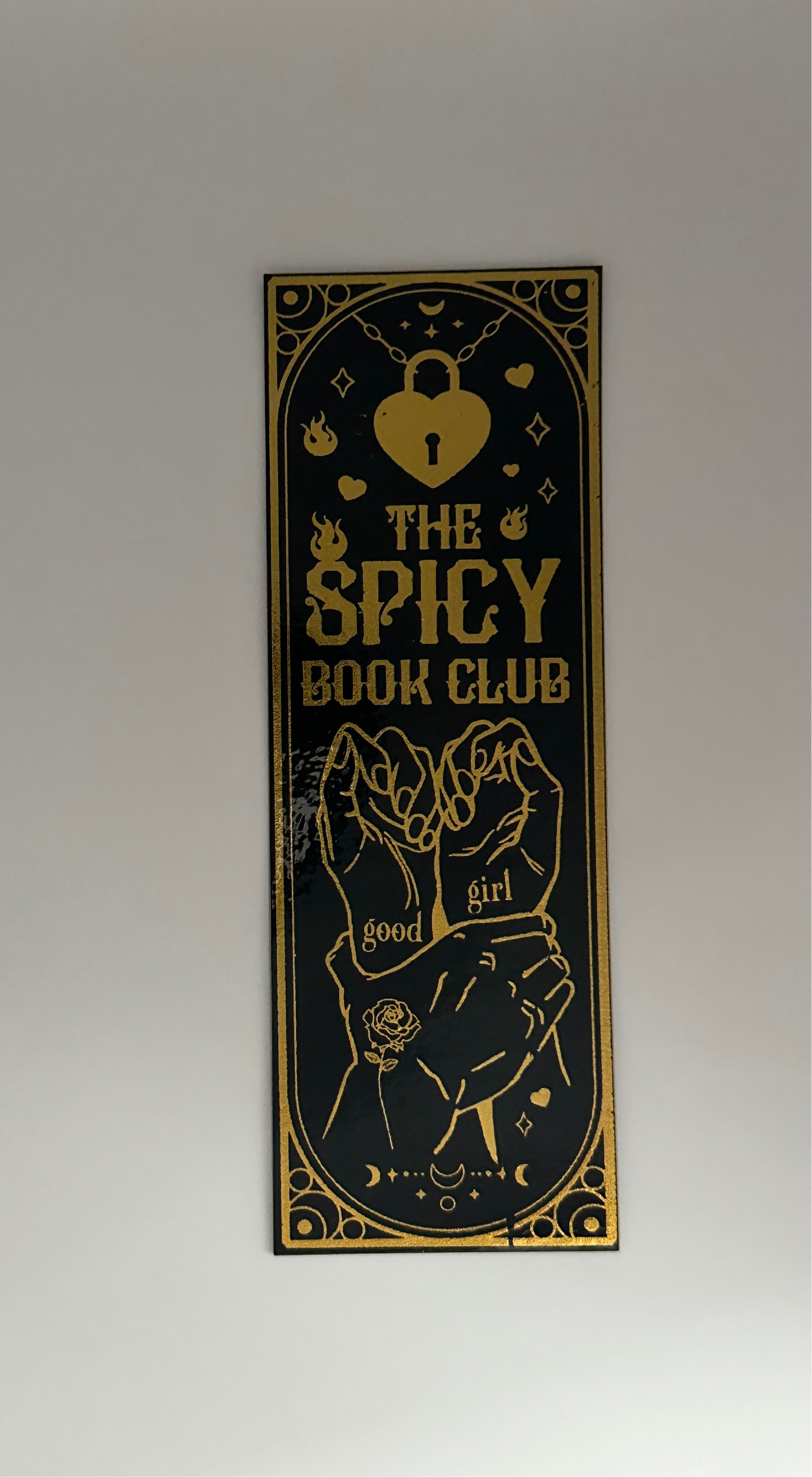Spicy Book Club - Foil Bookmark - (Gold)