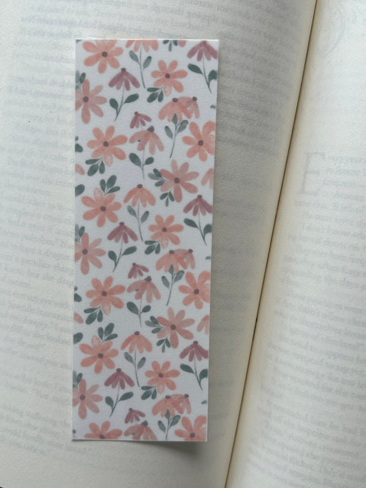 Pink Flowers - Bookmark