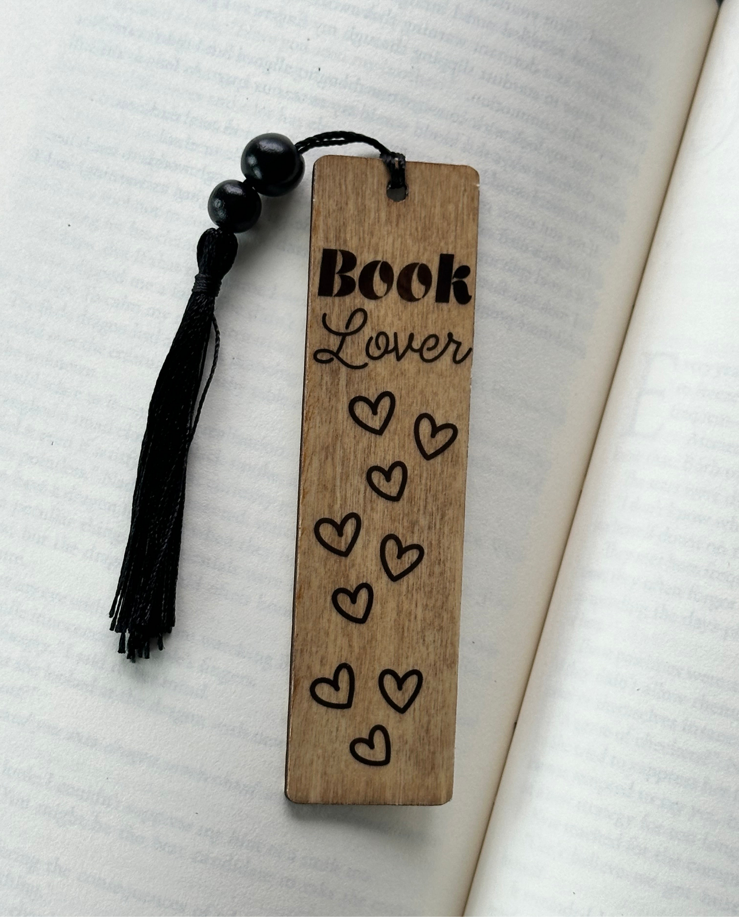 Book Lover - Wood Bookmark - (Early American)