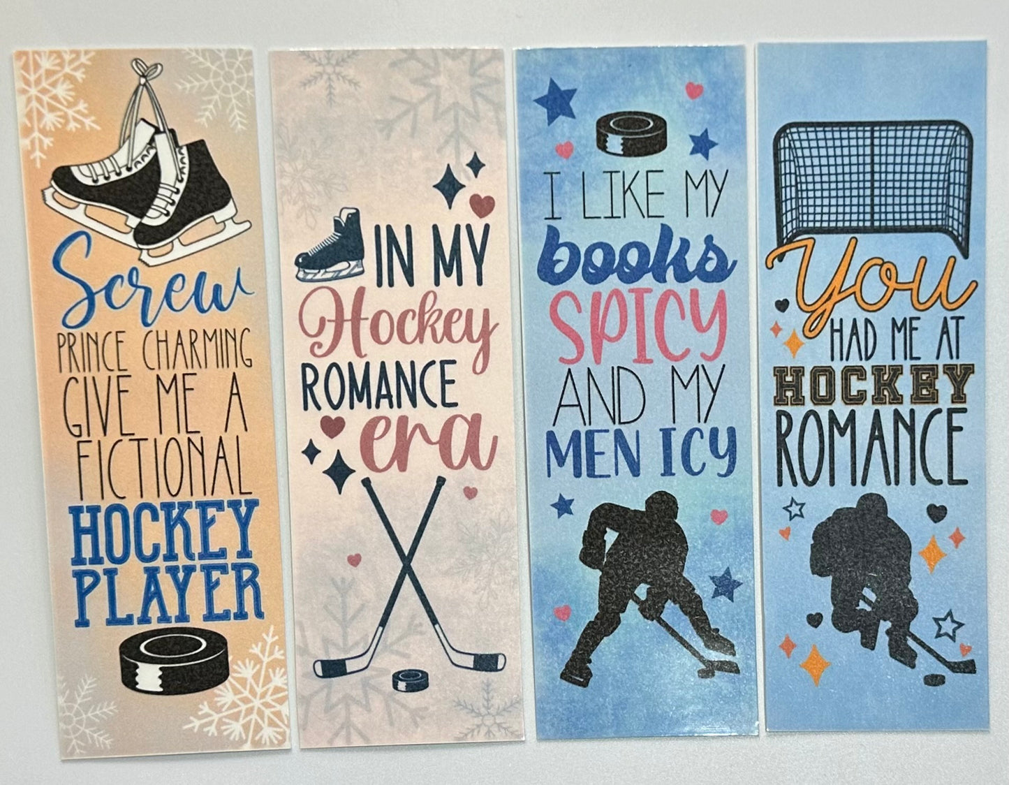 Hockey Romance Bookmark Bundle - 4 Pack