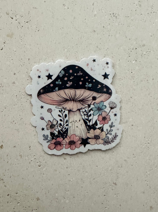 Whimsical Mushroom - Sticker