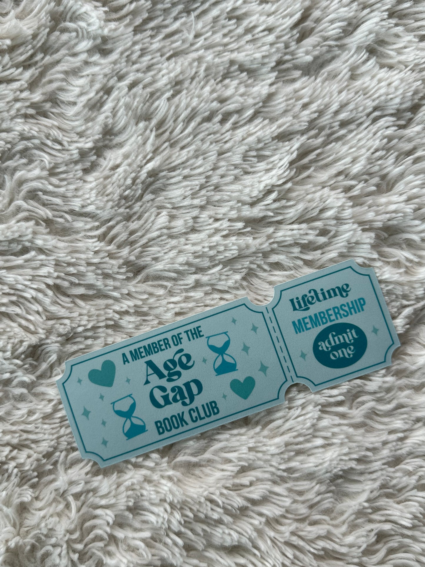 Age Gap Book Club - Bookmark