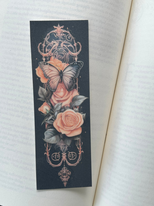 Nude Roses & Butterflies - Bookmark (14)