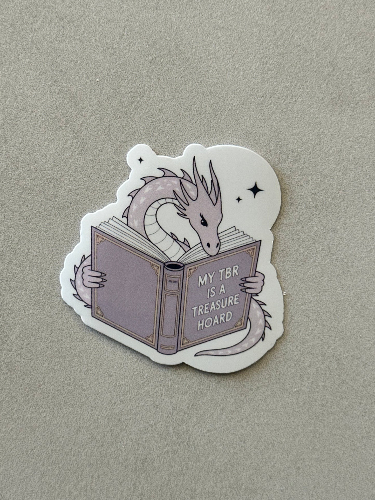 My TBR Is A Treasure Hoard - Sticker