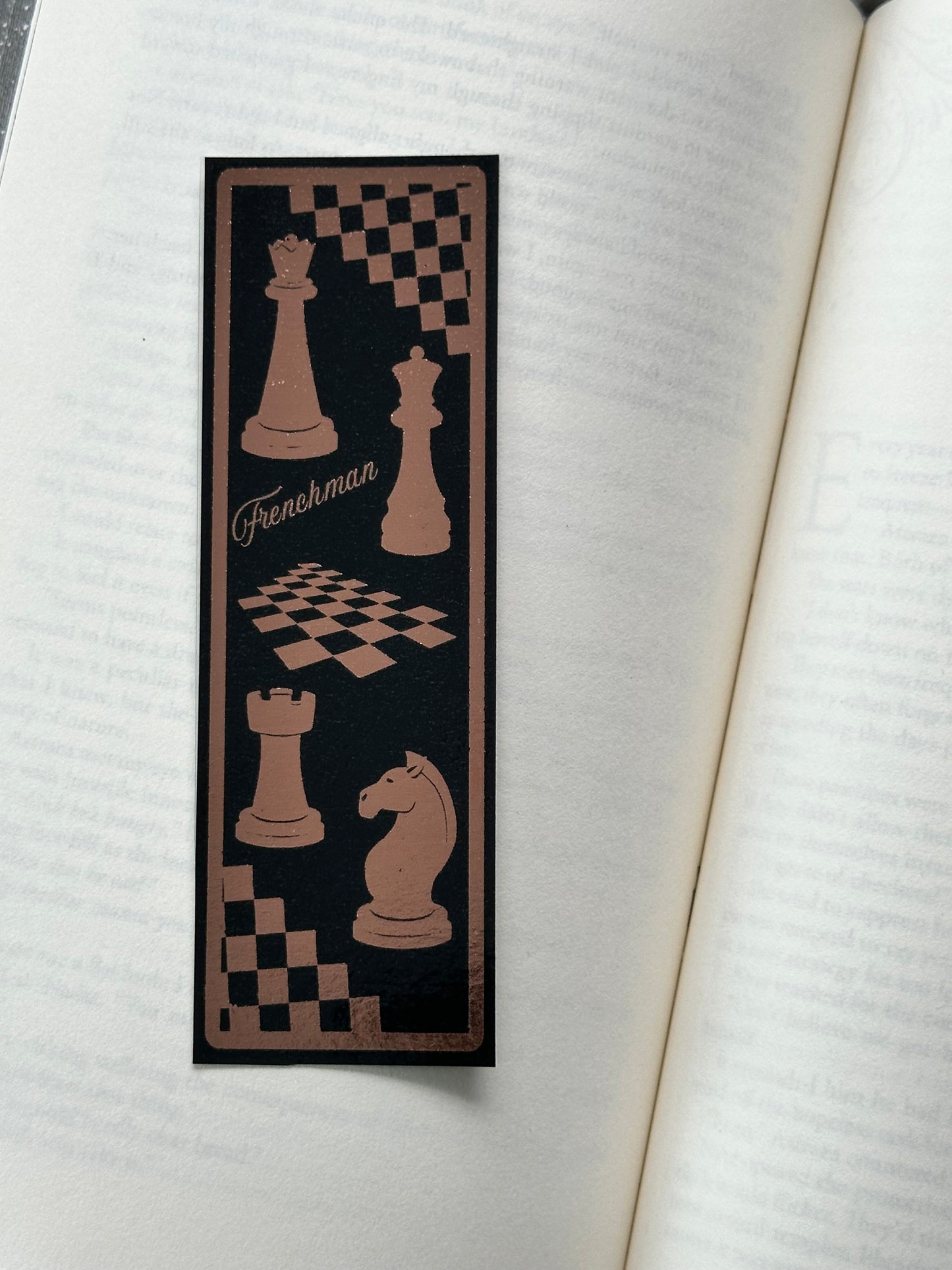 Frenchman - Foil Bookmark - (Rose Gold)