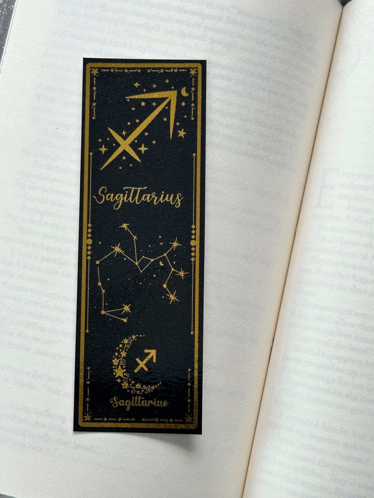 Sagittarius - Foil Bookmark - (Gold)
