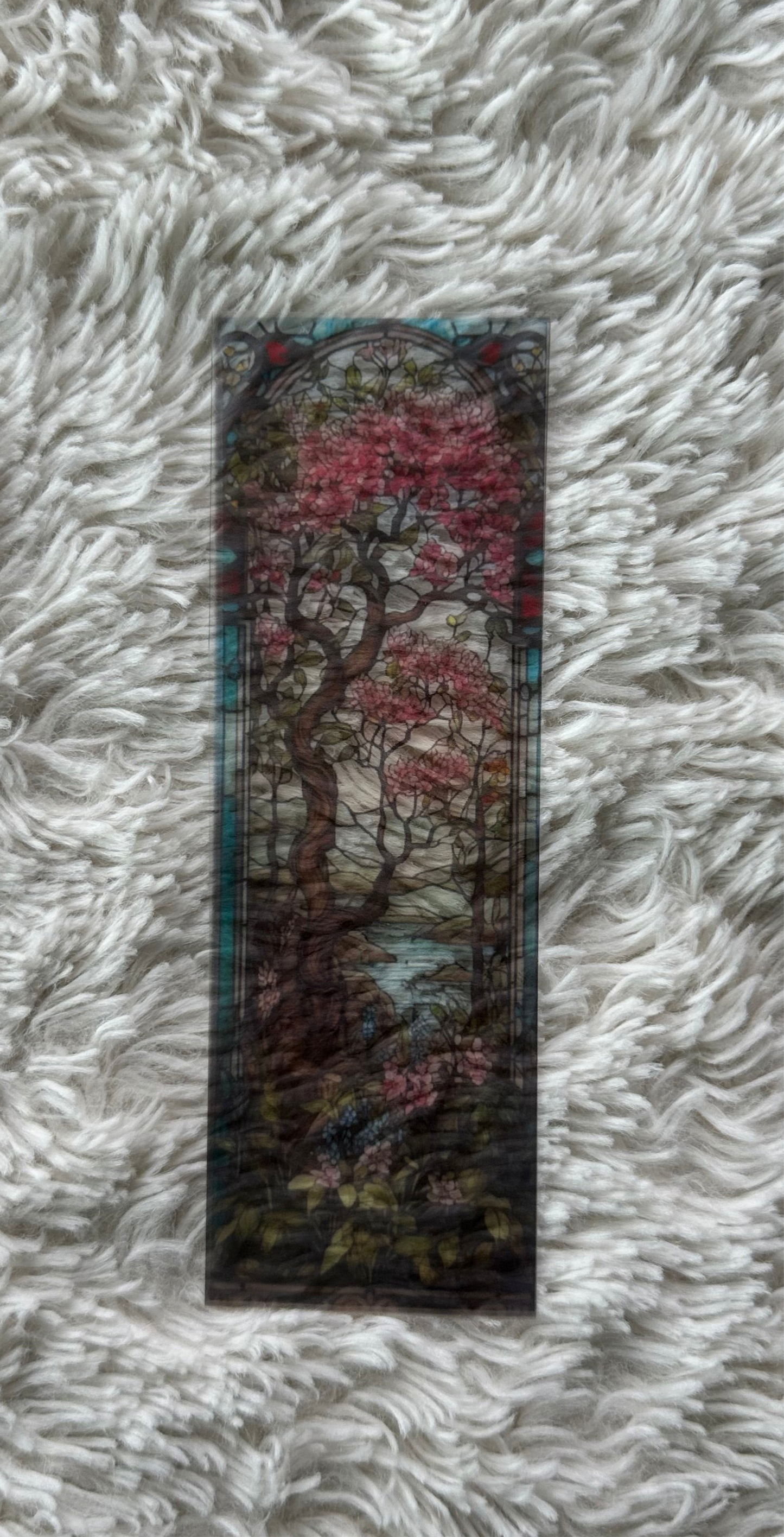 Stained Glass Style Landscape - Bookmark (62)