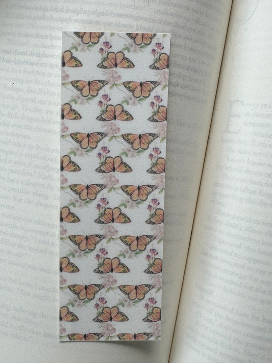 Orange Butterflies - Bookmark