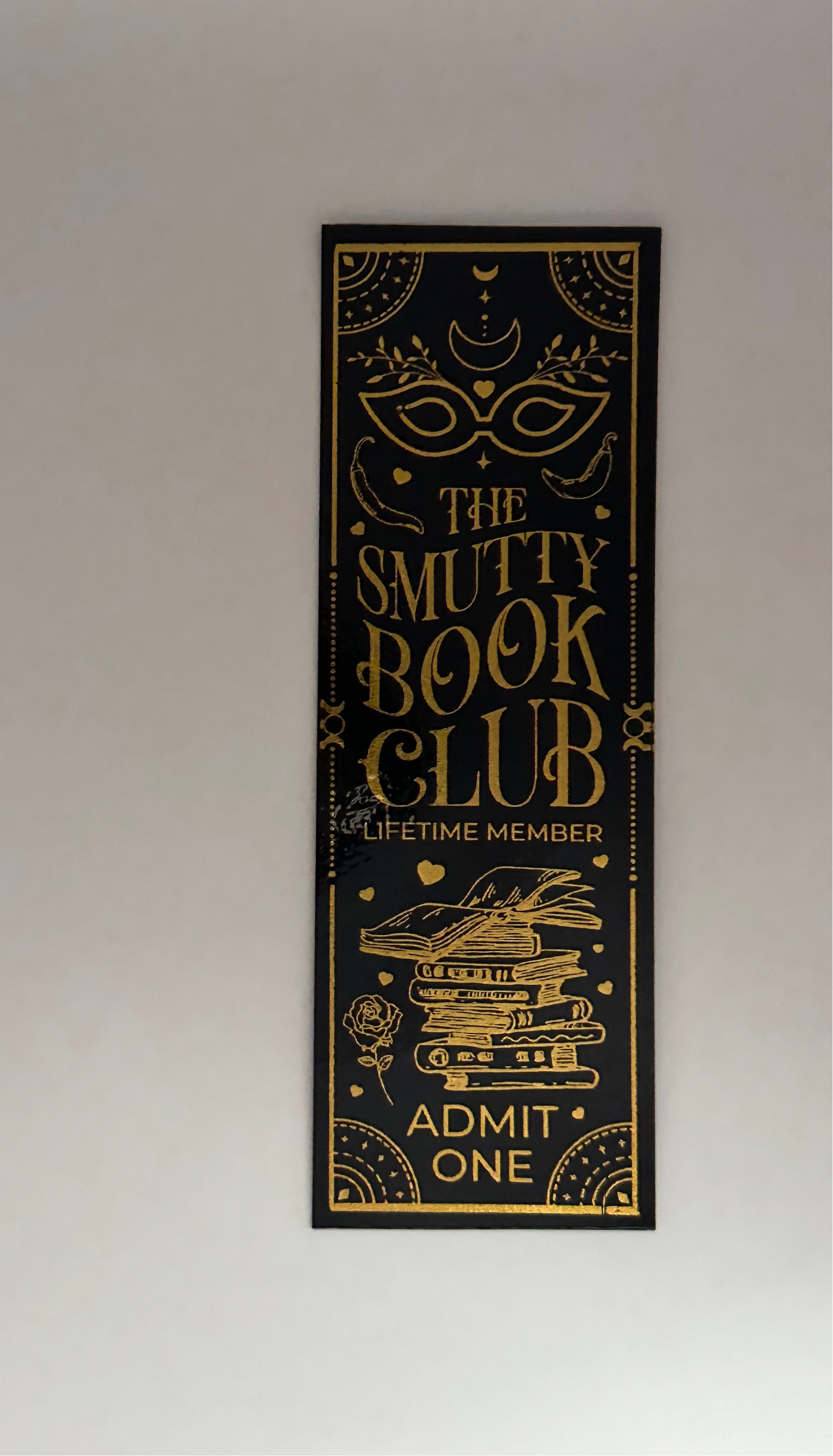 Smutty Book Club - Foil Bookmark - (Gold)