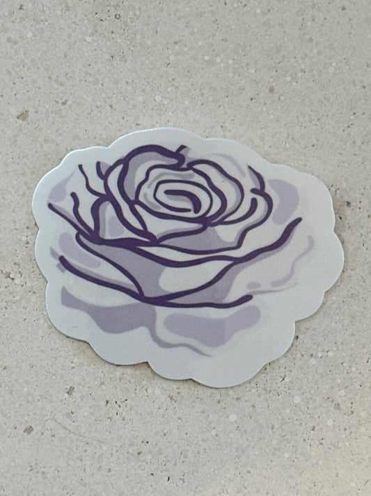 Purple Rose - Sticker