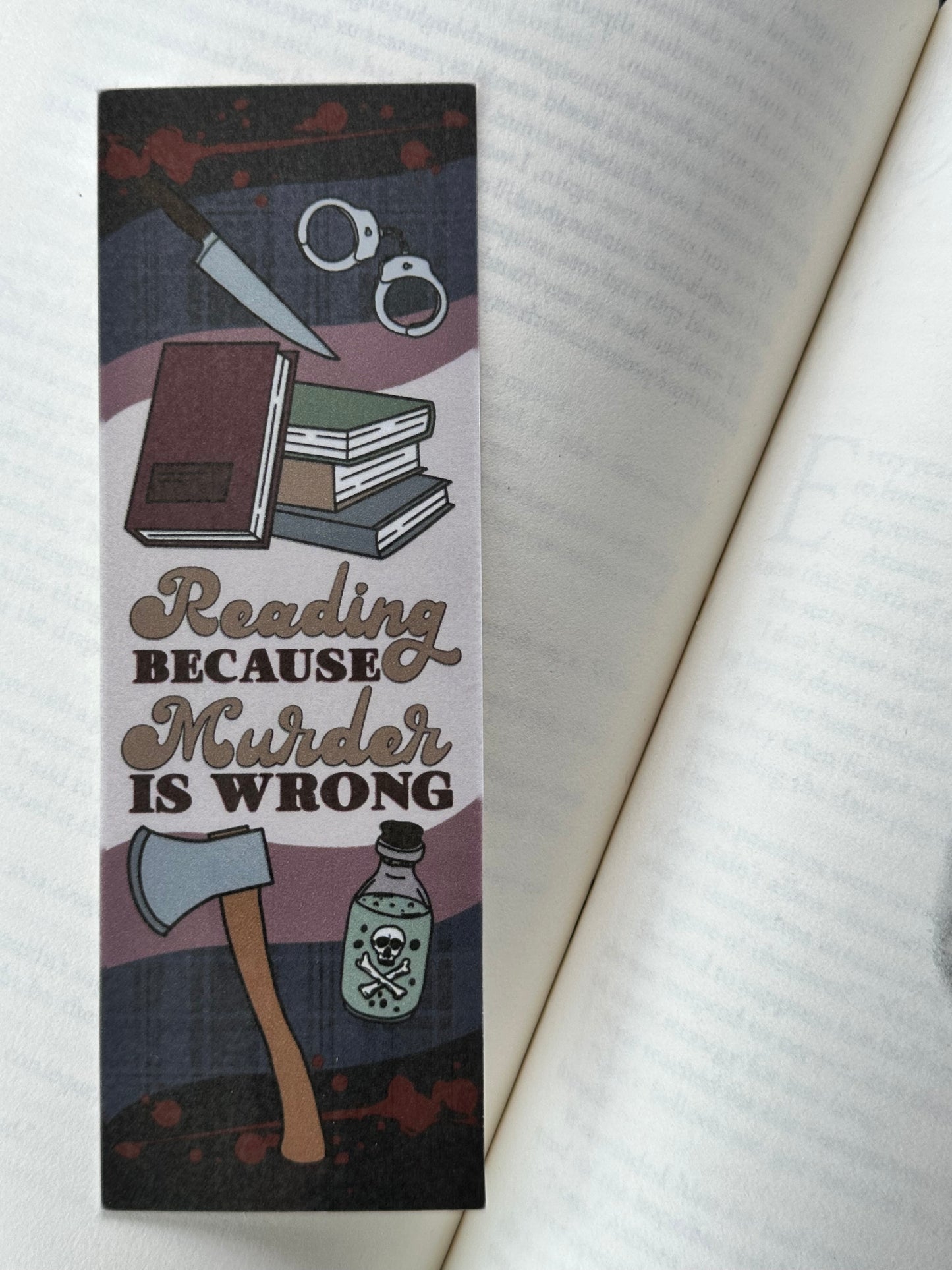 Murder Mystery Bookmark Bundle - 4 Pack