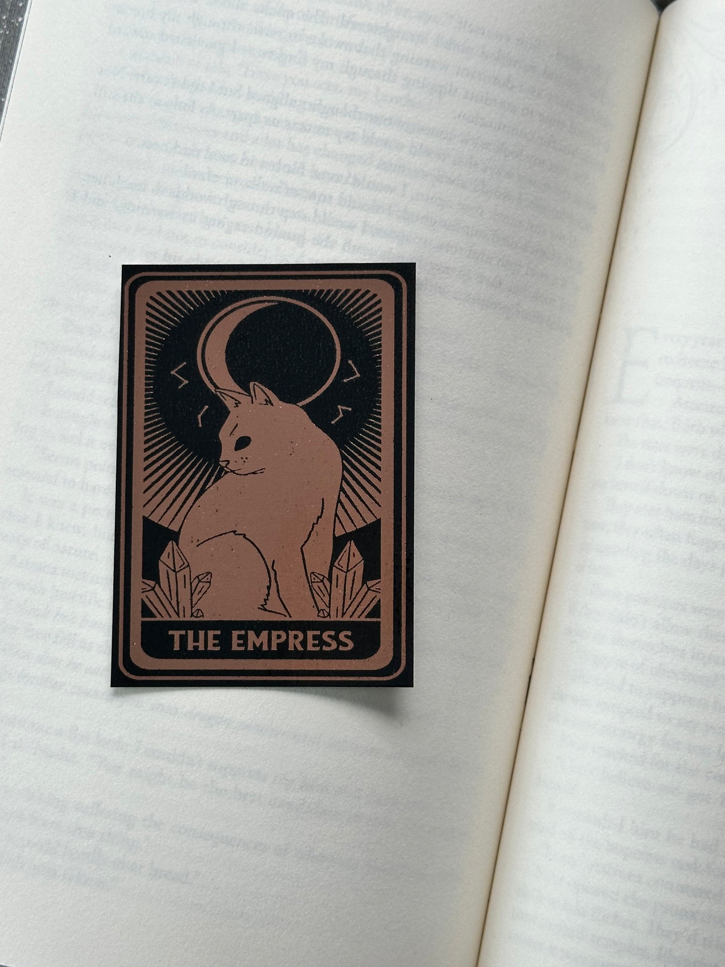 The Empress Tarot Card - Foil Bookmark - (Rose Gold)