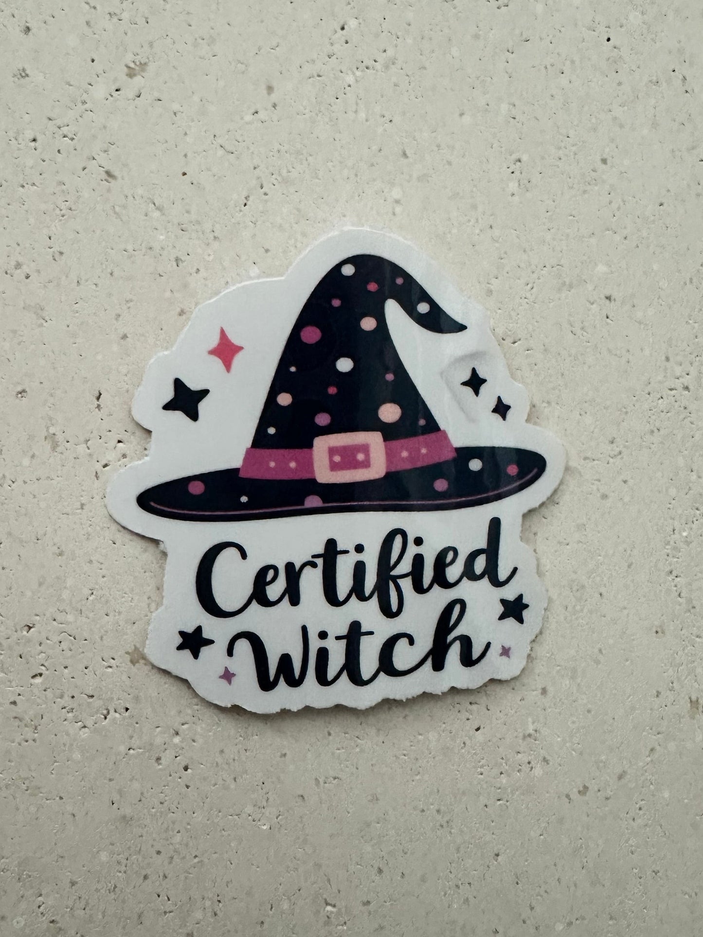 Certified Witch Hat - Sticker