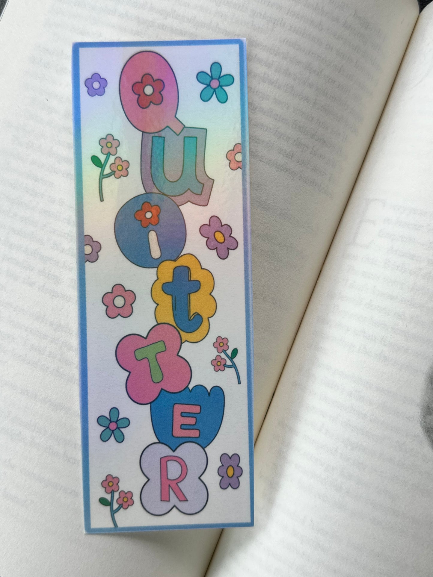 Pause, BRB, Break, Quitter Bookmark Bundle (Holographic) - 4 Pack