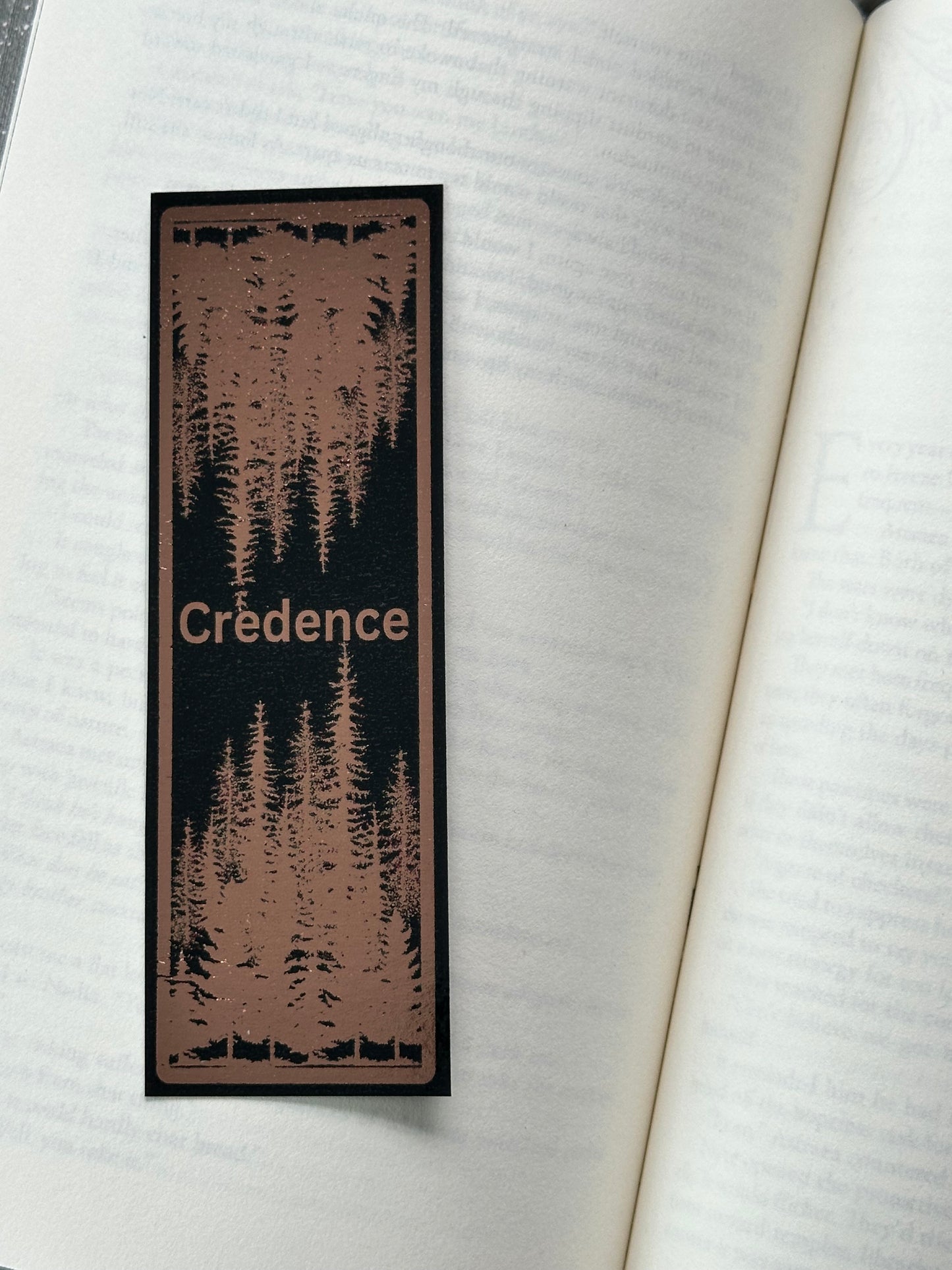 Credence - Foil Bookmark - (Rose Gold)