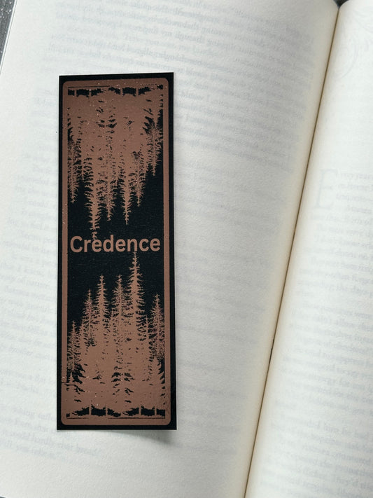 Credence - Foil Bookmark - (Rose Gold)