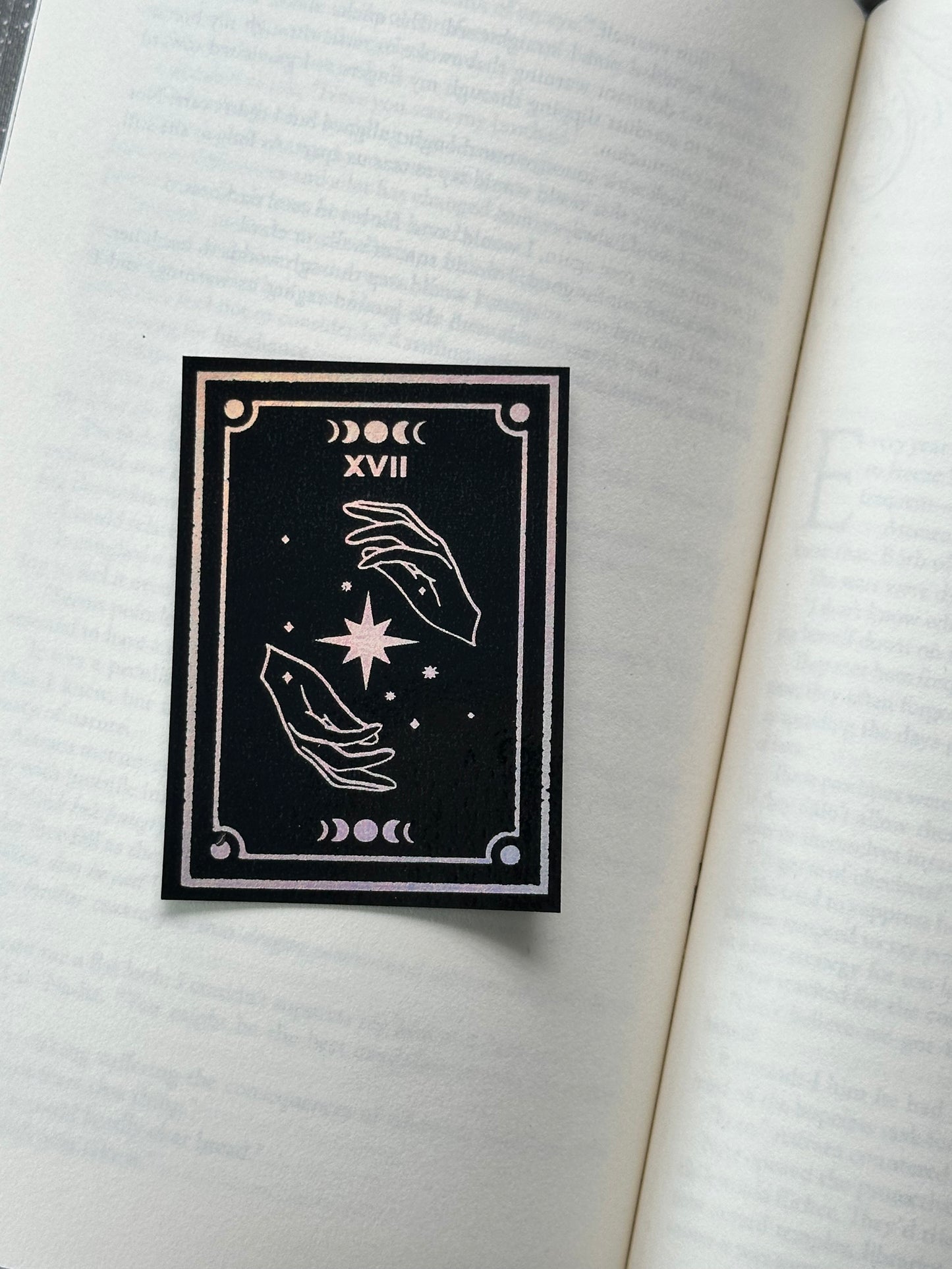 The Star Tarot Card - Foil Bookmark - (Silver Holographic)