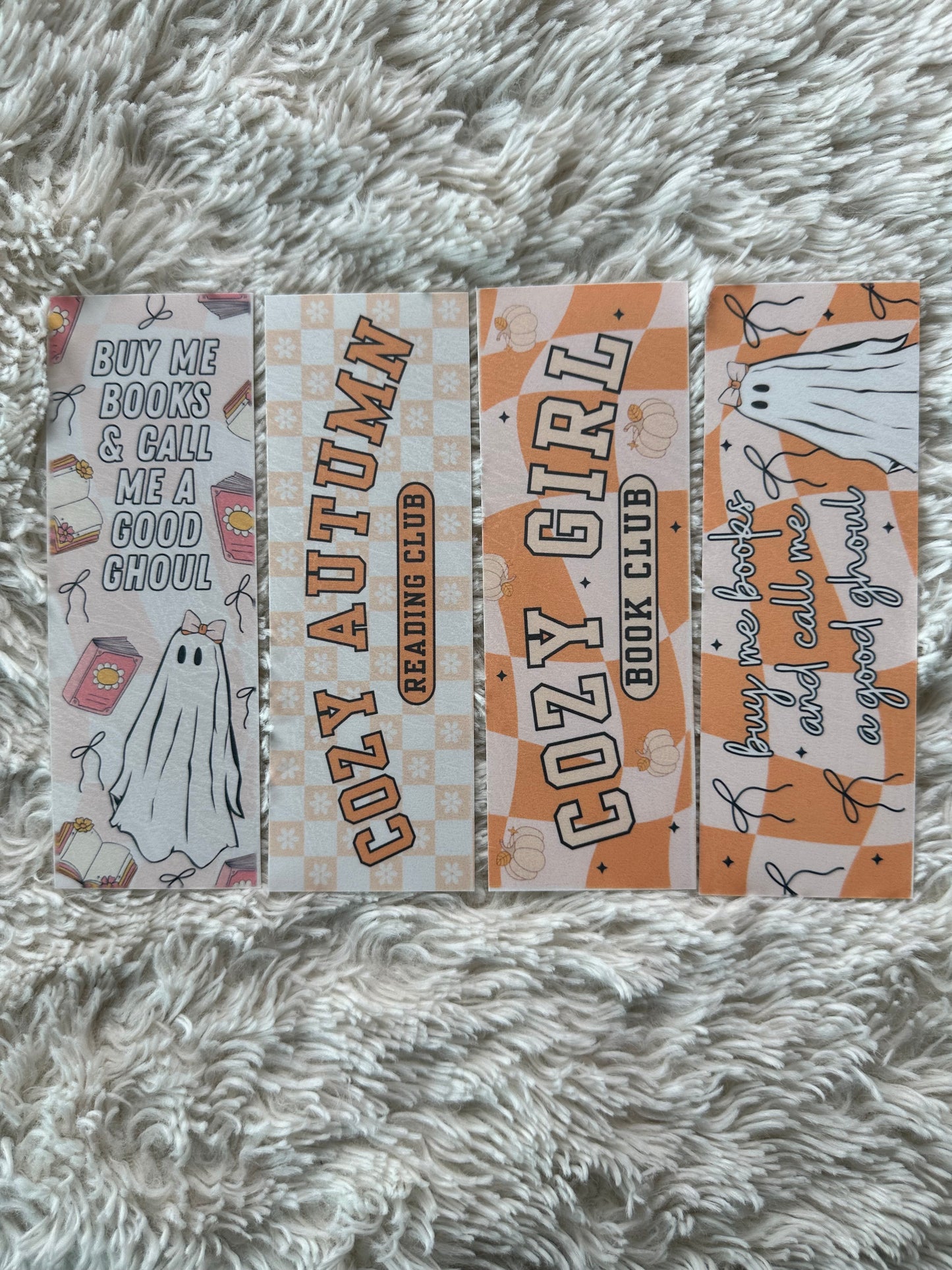 Cozy Girl Book Club Bookmark Bundle - 4 Pack
