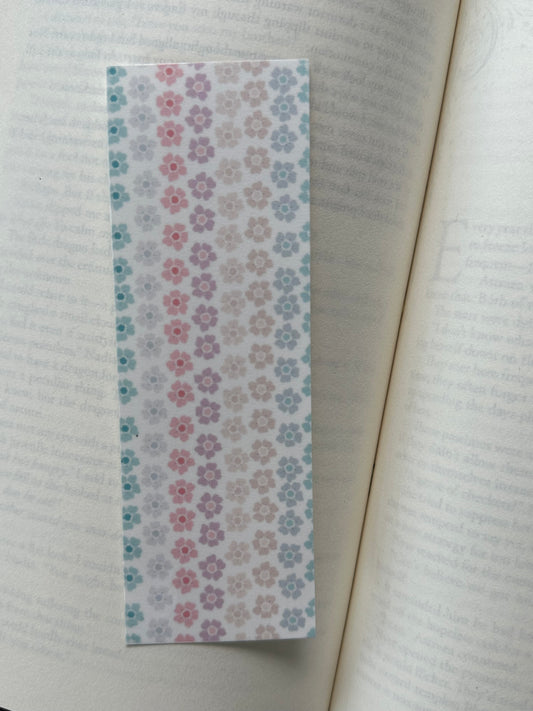 Multi Coloured Flowers - Bookmark
