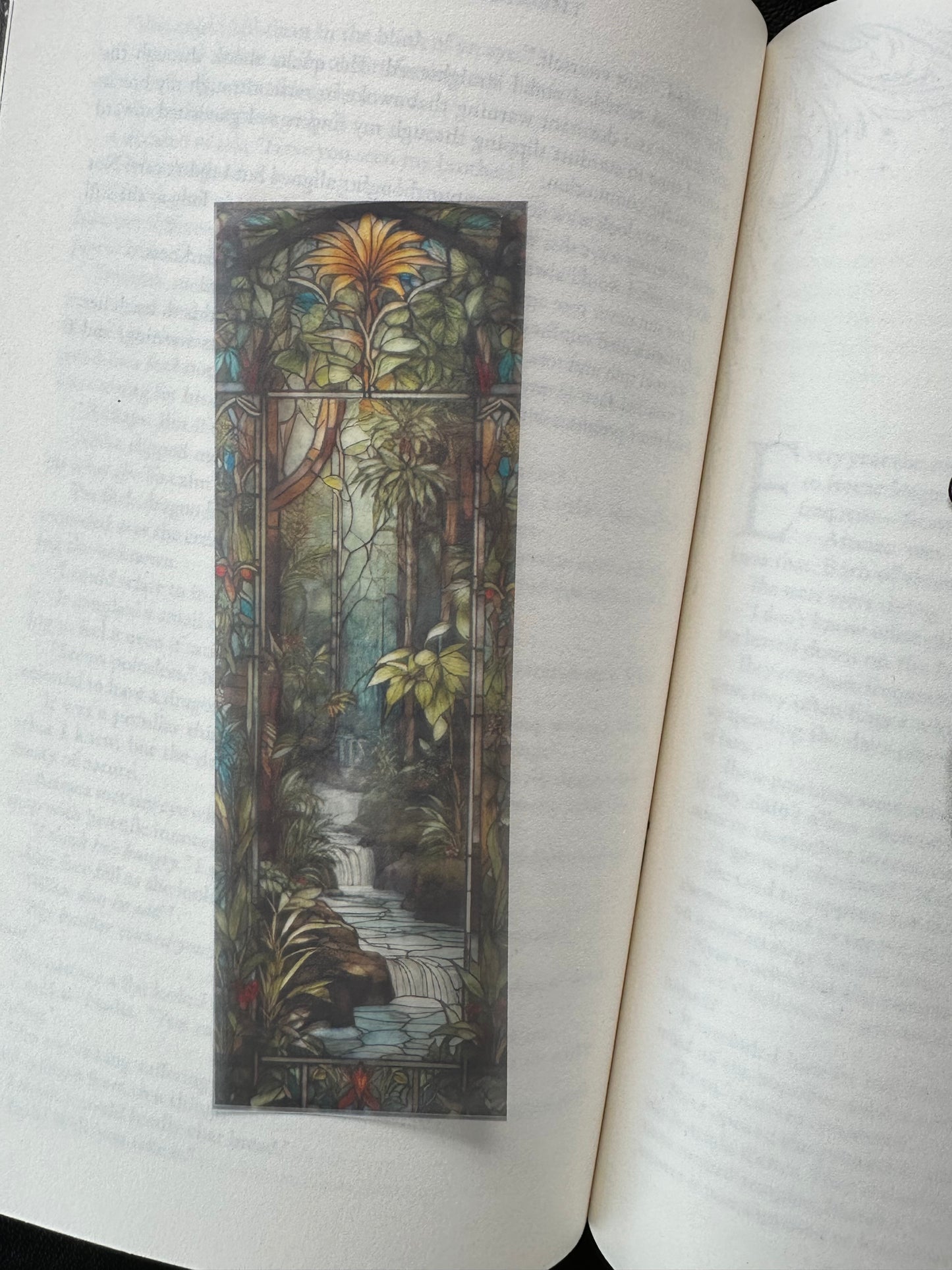 Stained Glass Style Landscape - Bookmark (13)