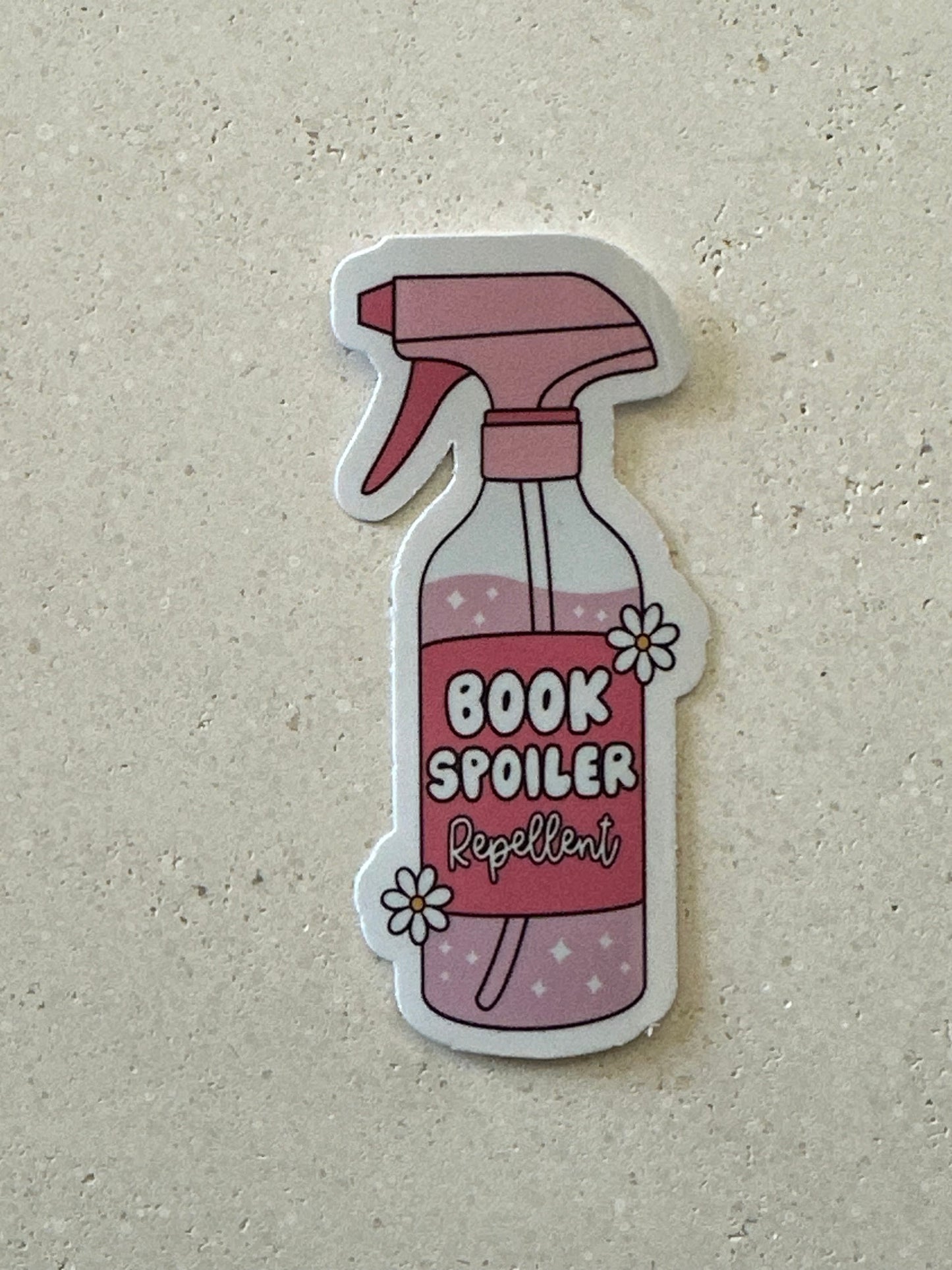 Book Spoiler Repellant - Sticker