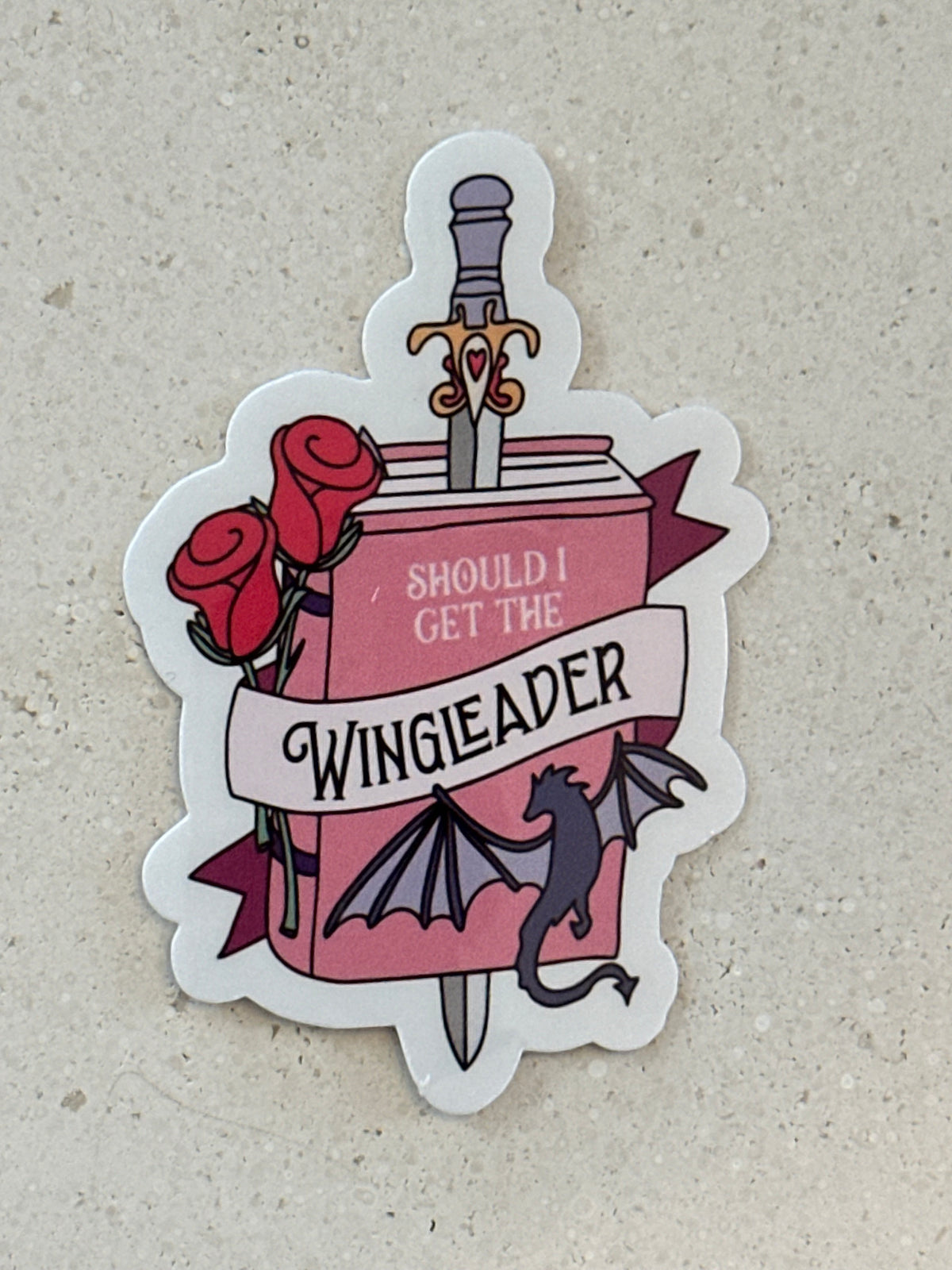 Should I Get The Wingleader - Pink - Sticker