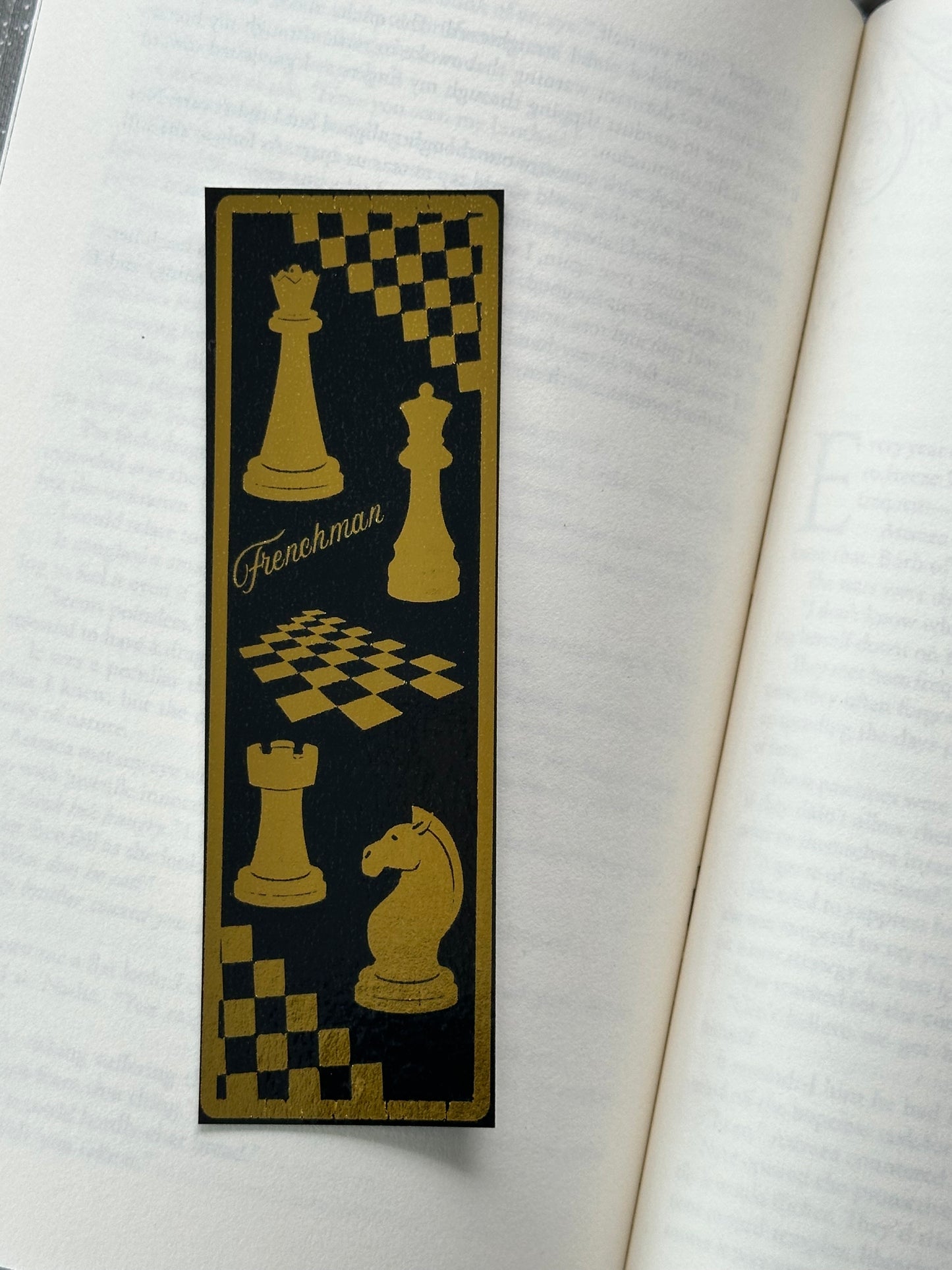 Frenchman - Foil Bookmark - (Gold)
