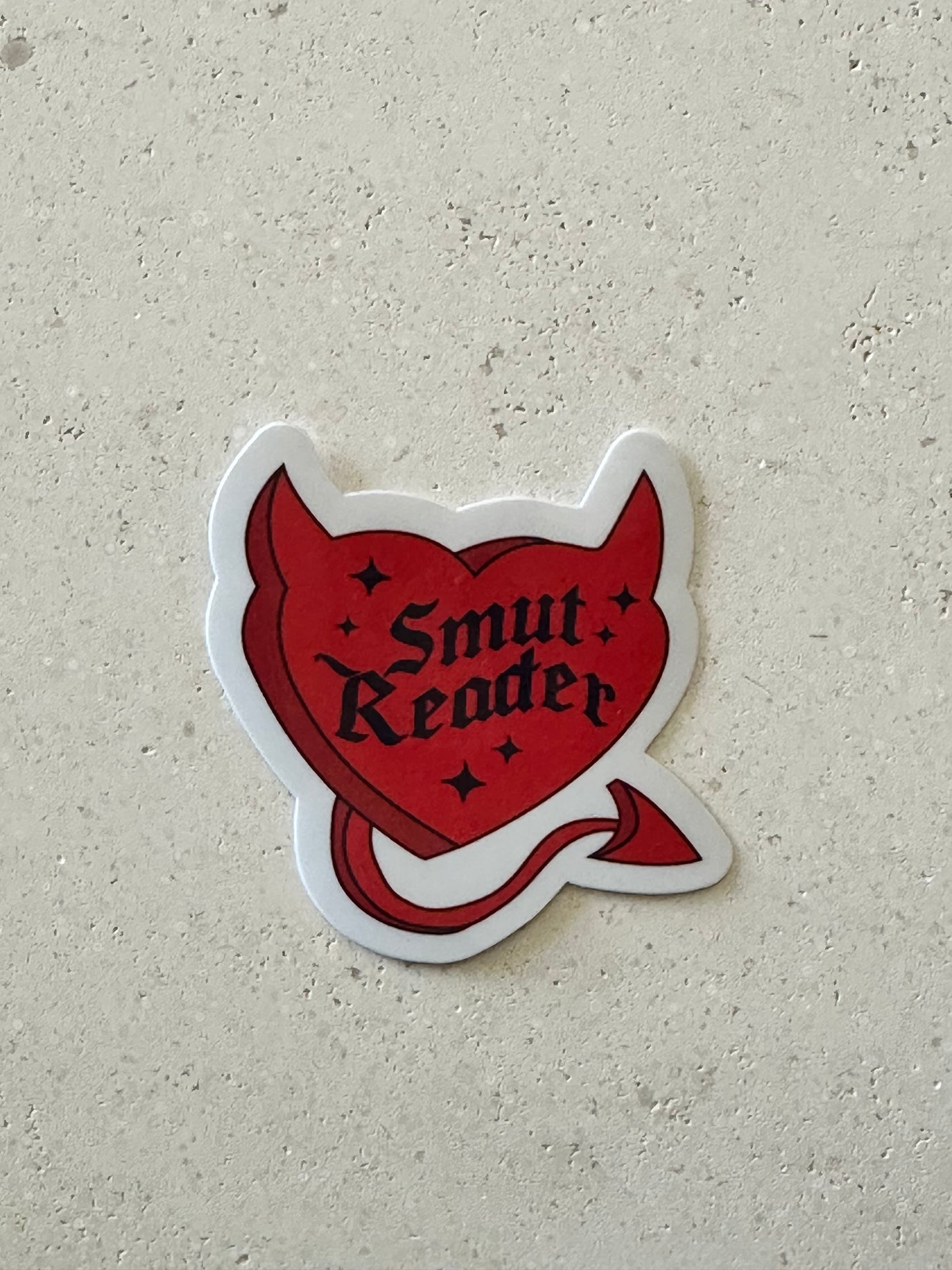 Smut Reader Devil Heart - Sticker