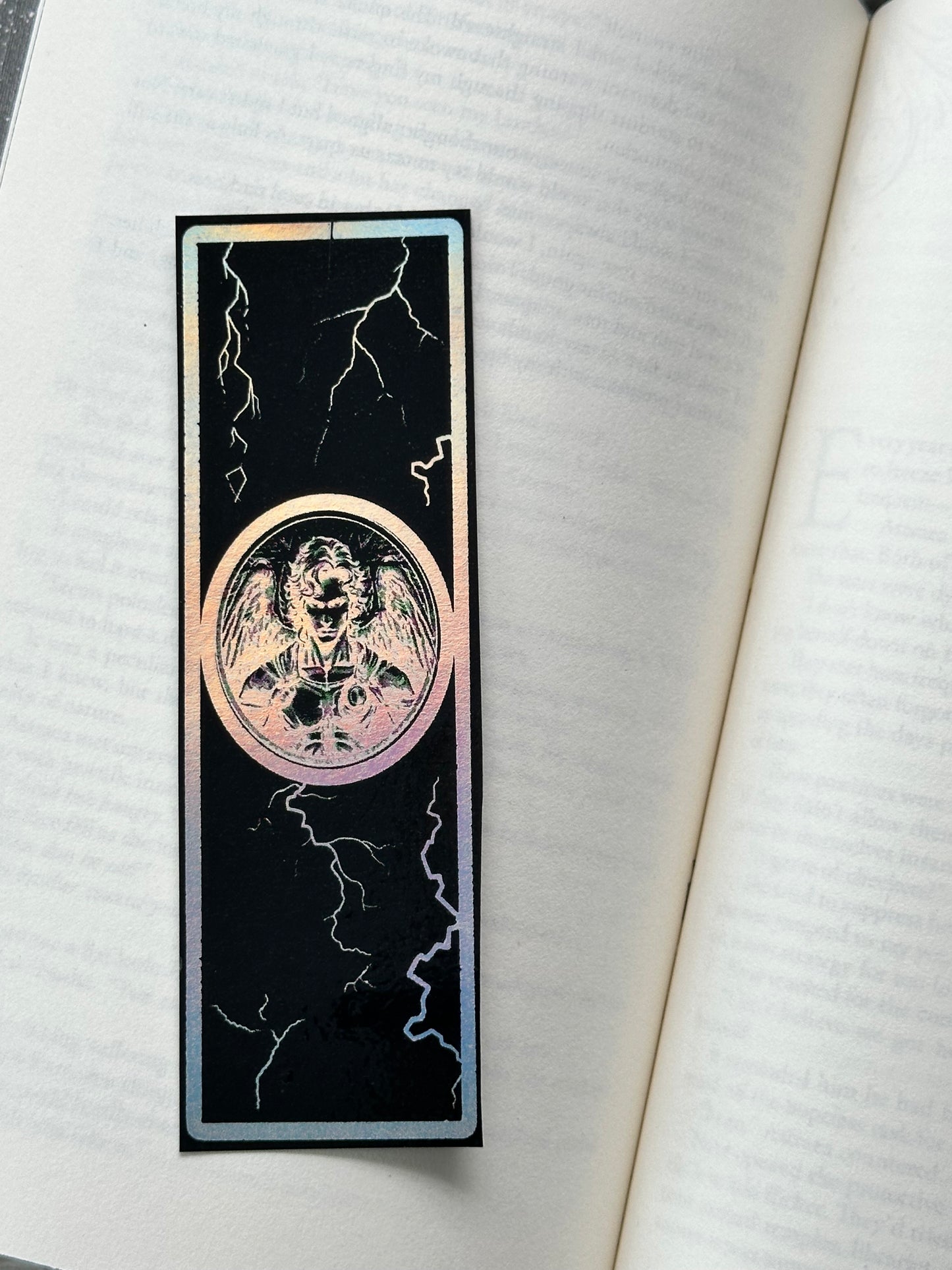 Lightning - Foil Bookmark - (Silver Holographic)
