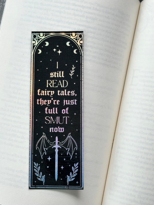 Spicy Fairy Tales - Foil Bookmark - (Silver Holographic)