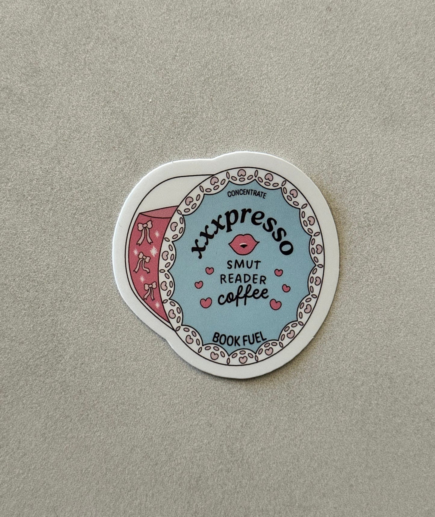 Xxxpresso Smut Reader Coffee - Sticker