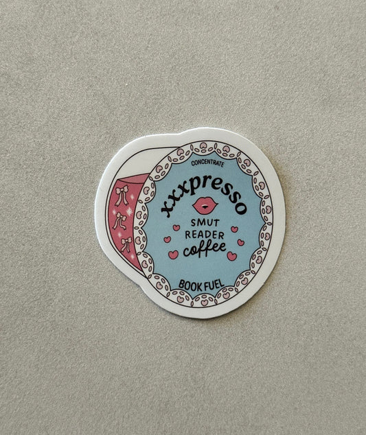 Xxxpresso Smut Reader Coffee - Sticker