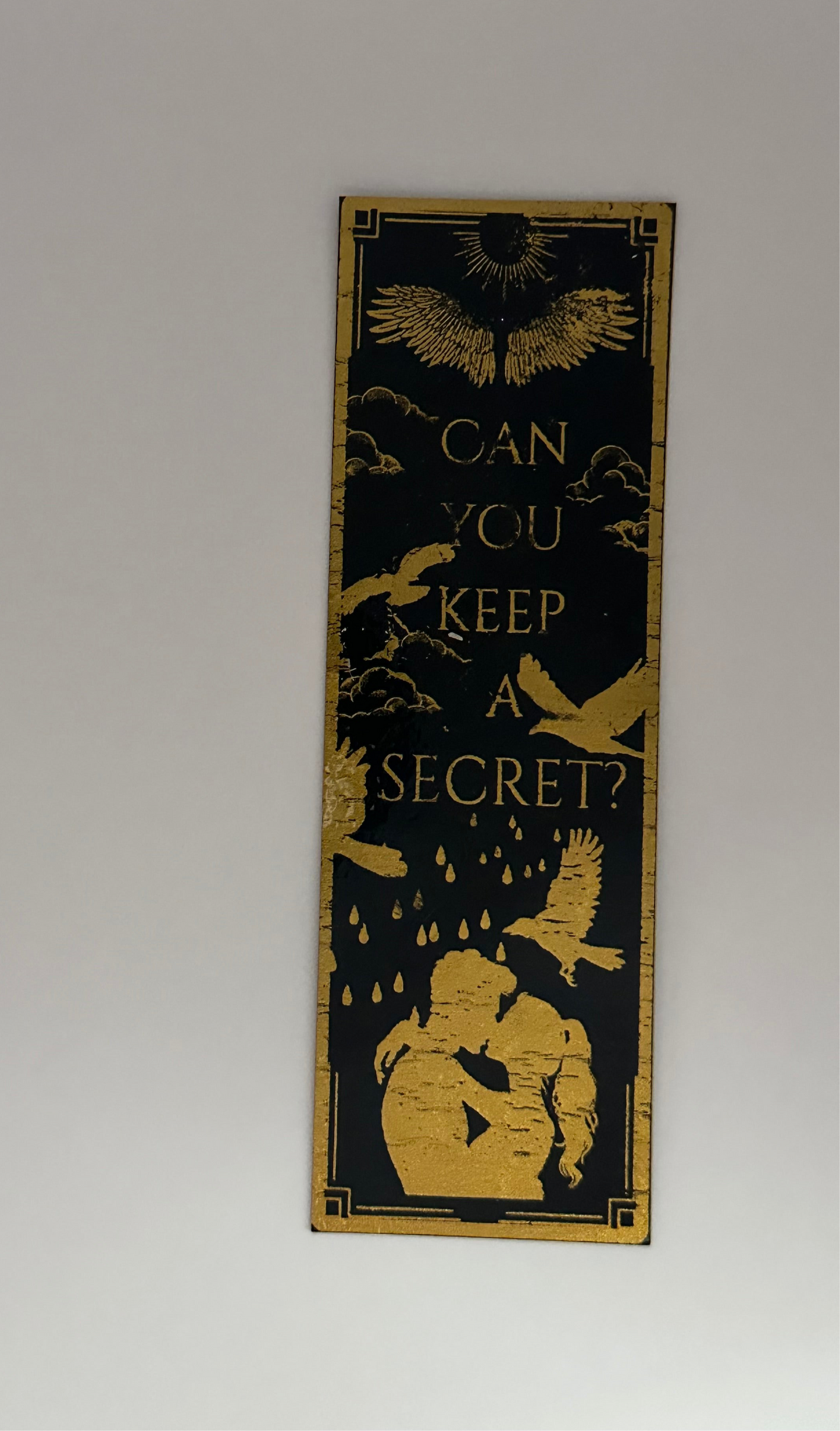 Can You Keep A Secret? - Foil Bookmark - (Gold)