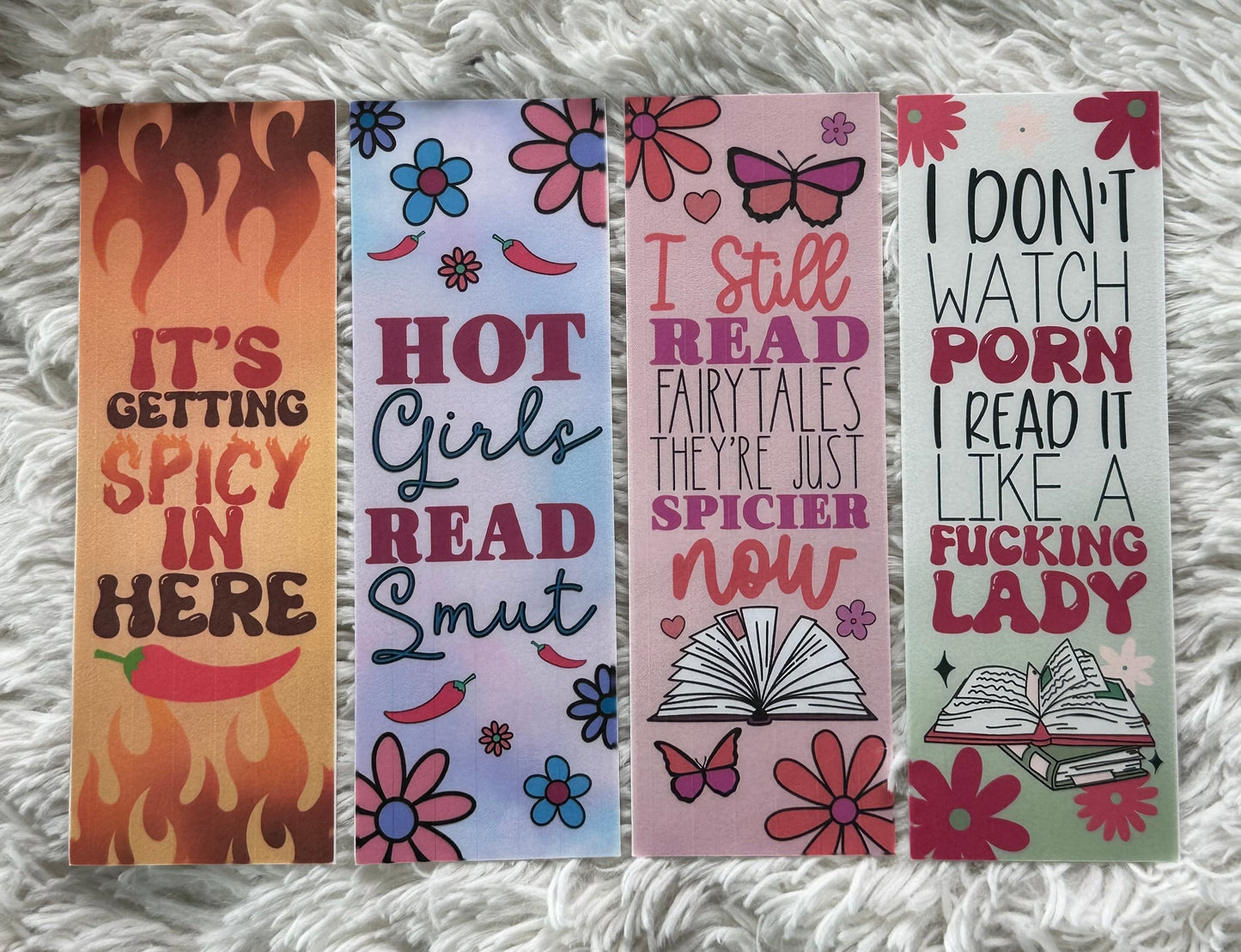 Spicy Bookmark Bundle - 4 Pack