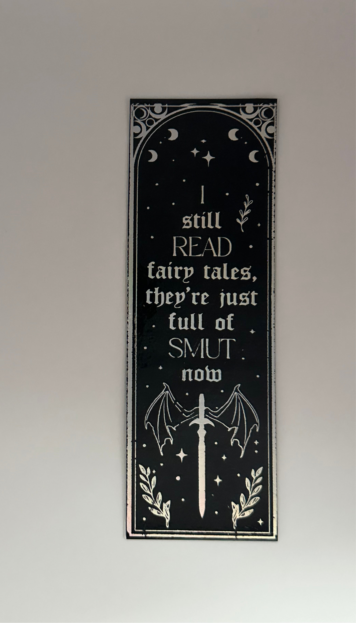 Spicy Fairy Tales - Foil Bookmark - (Silver Holographic)