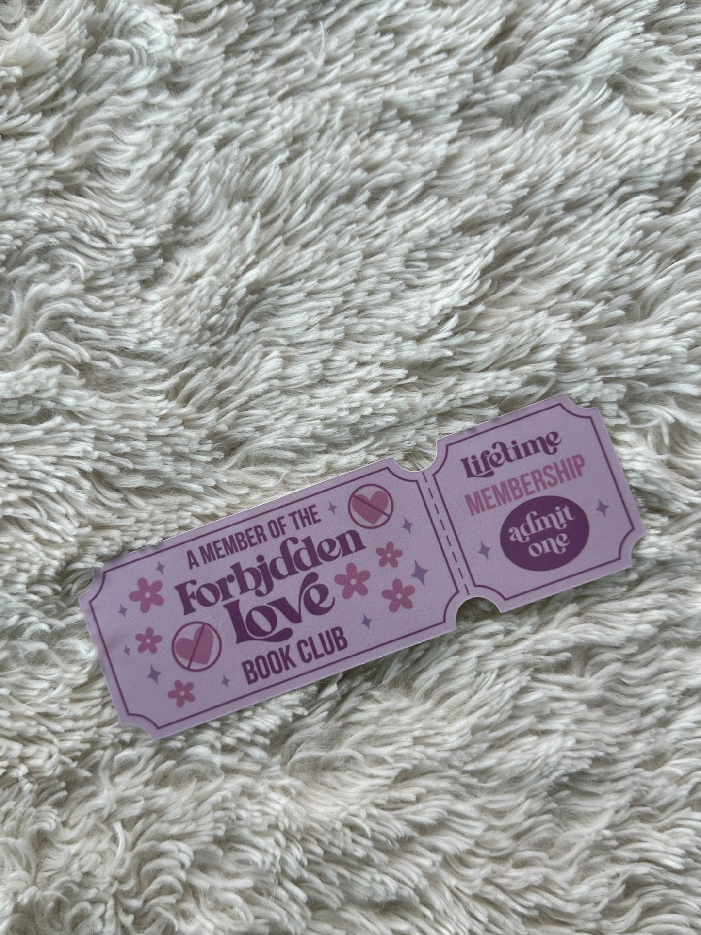 Forbidden Love Book Club - Bookmark