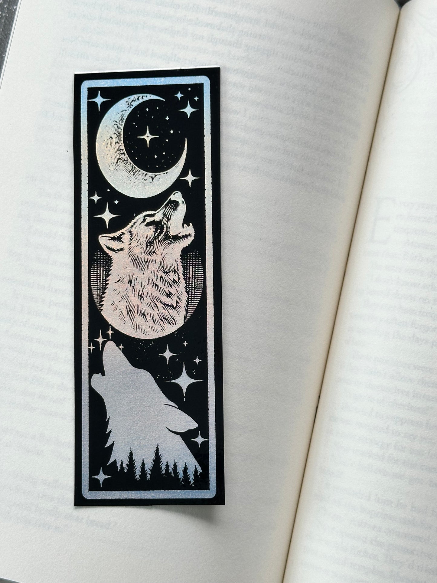 Wolves - Foil Bookmark - (Silver Holographic)