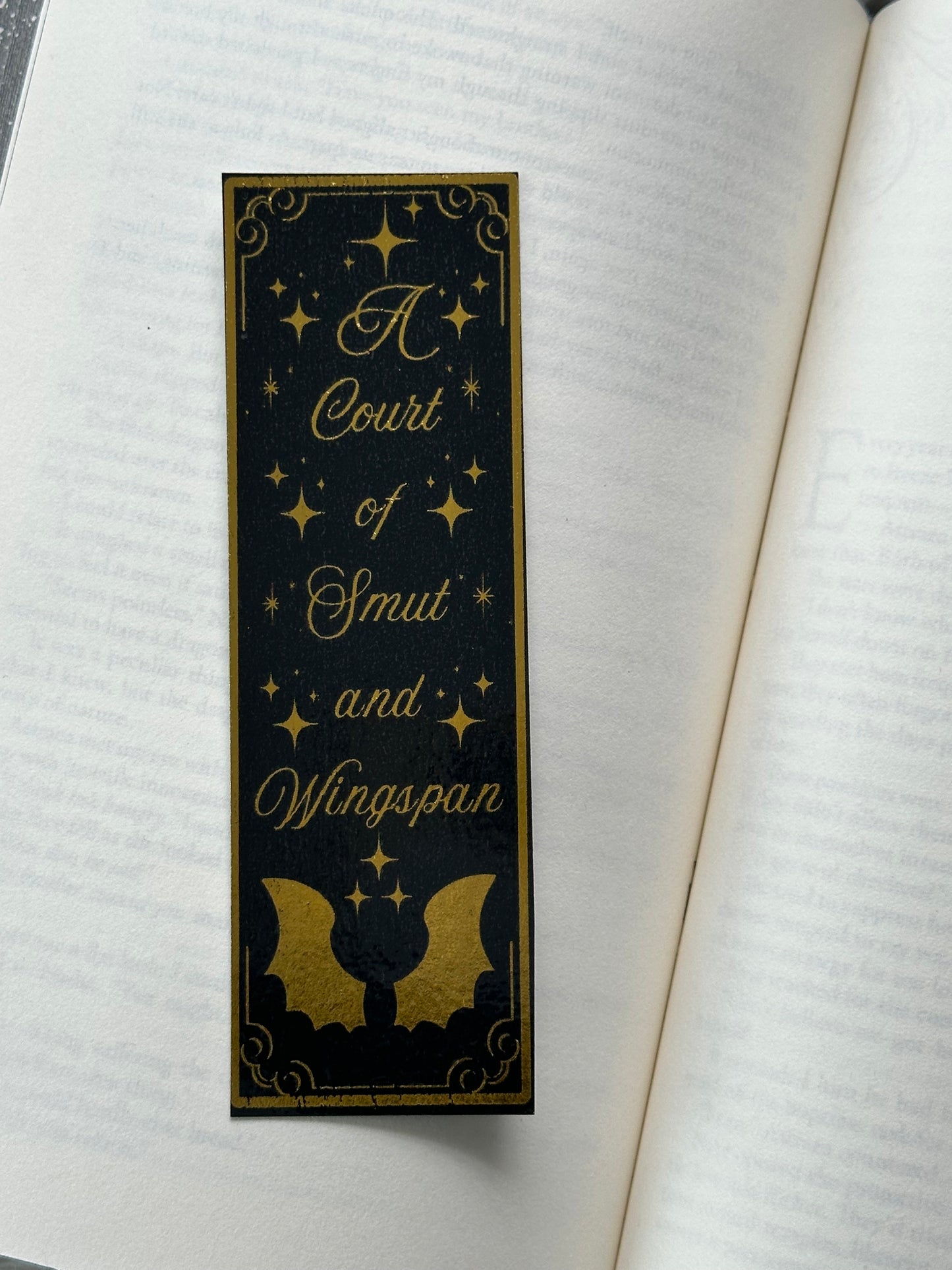 Smut & Wingspan - Foil Bookmark - (Gold)
