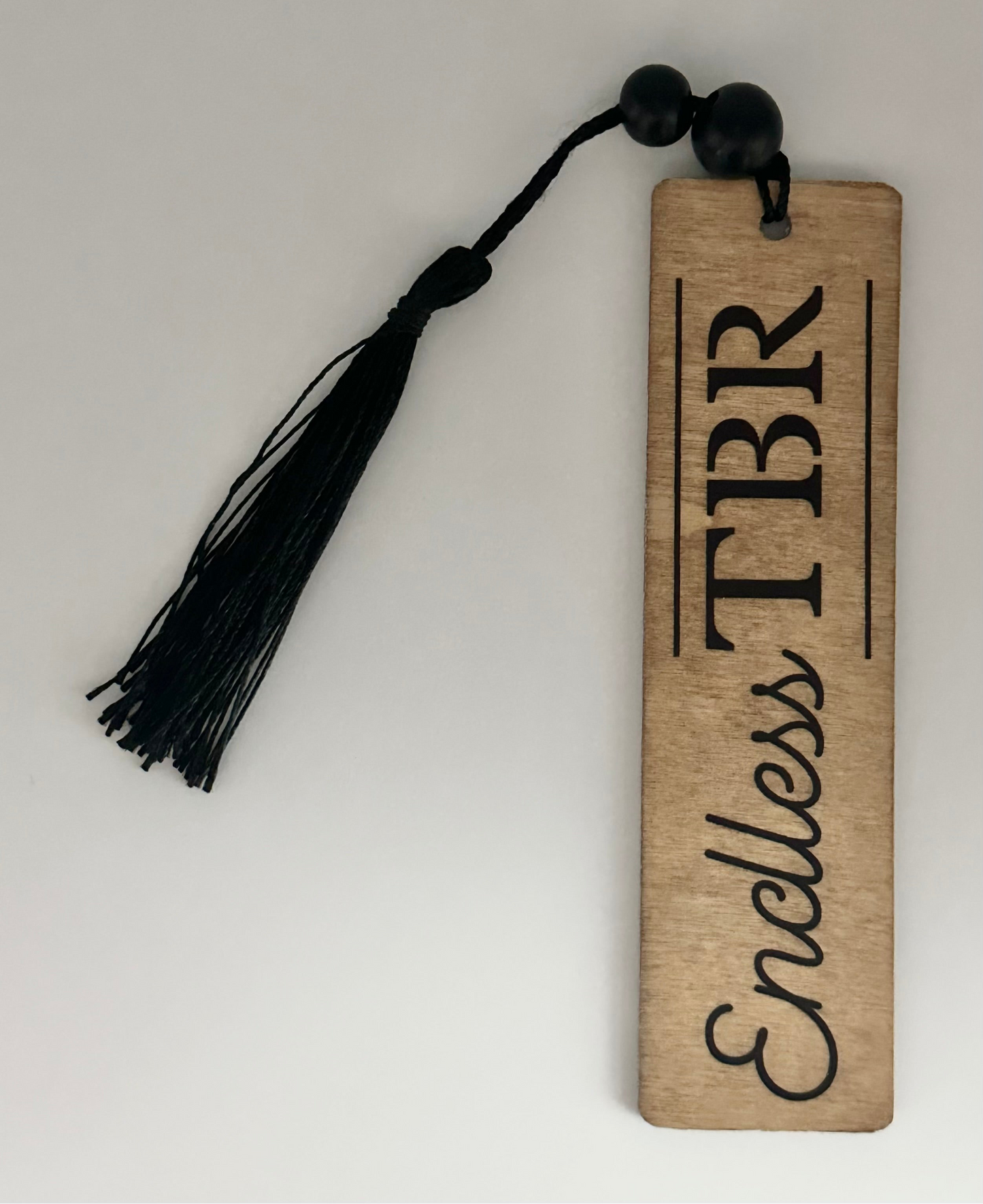 Endless TBR - Wood Bookmark - (Early American)