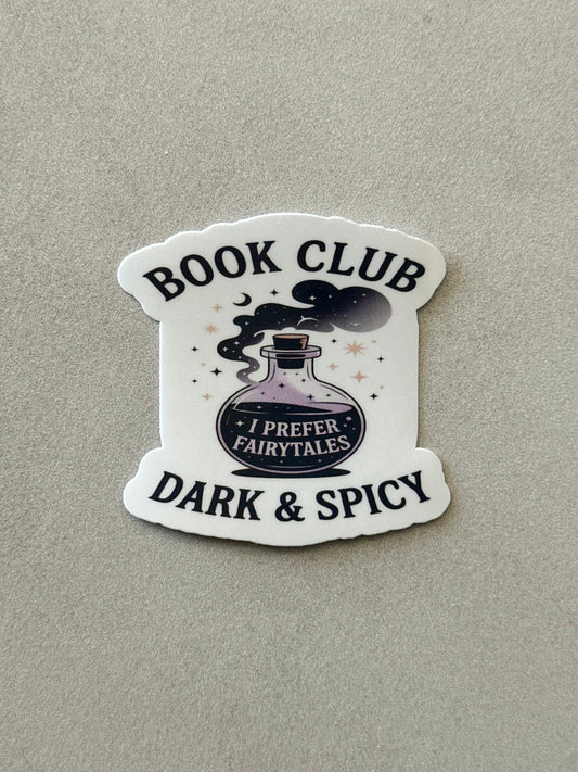 Dark & Spicy Book Club Potion - Sticker