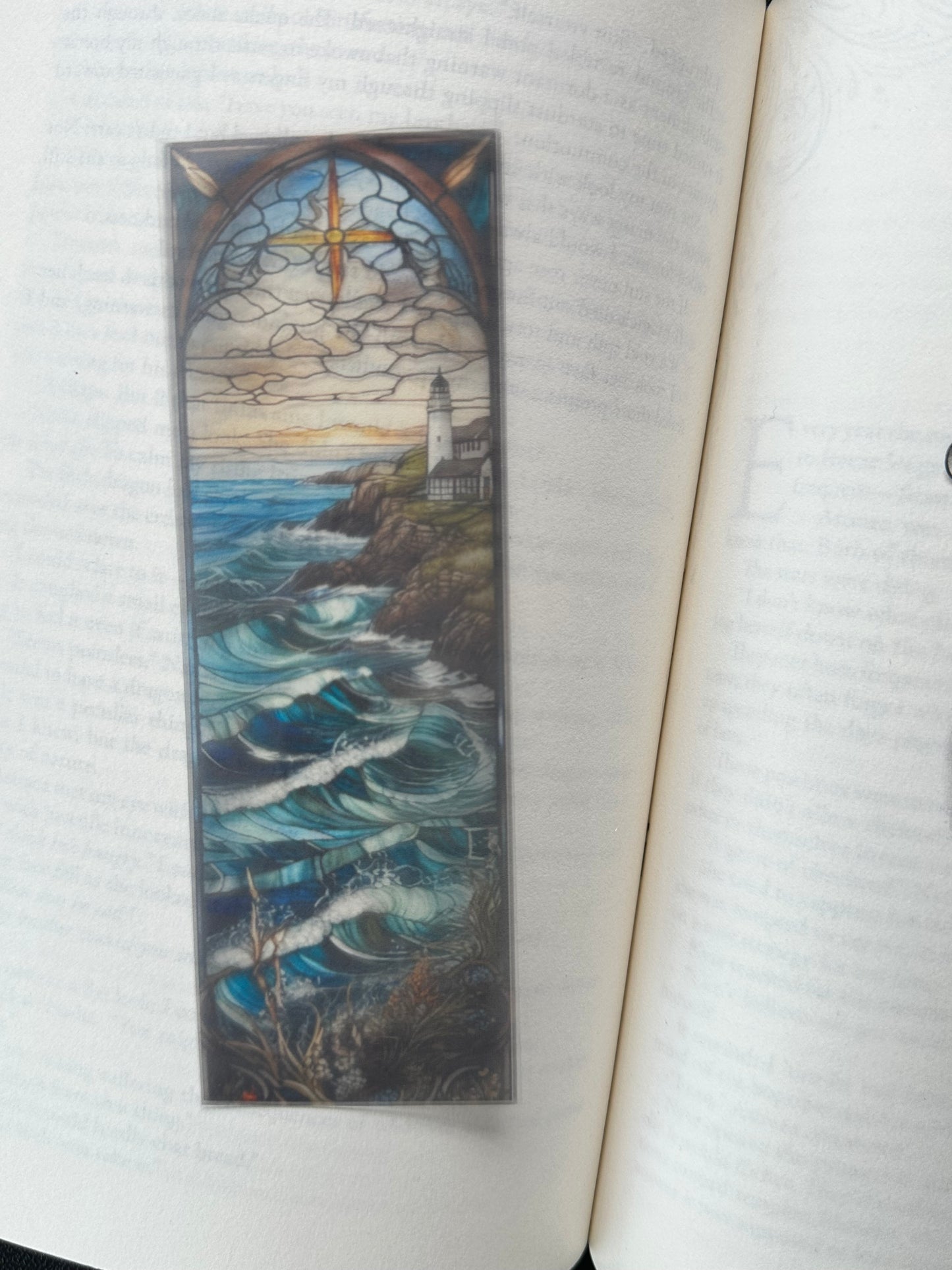 Stained Glass Style Landscape - Bookmark (10)