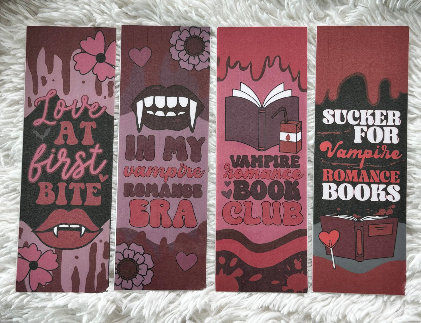Vampire Romance Bookmark Bundle - 4 Pack
