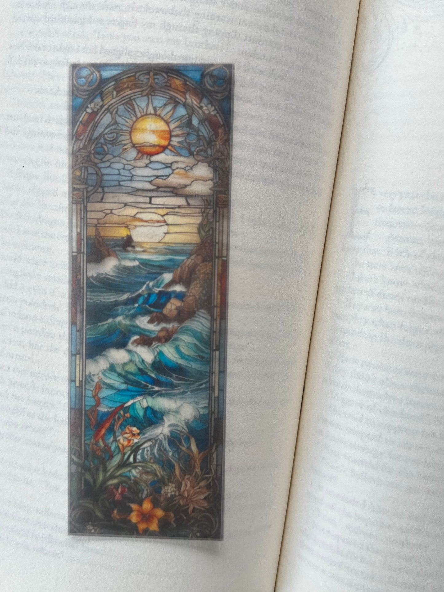 Stained Glass Style Landscape - Bookmark (47)