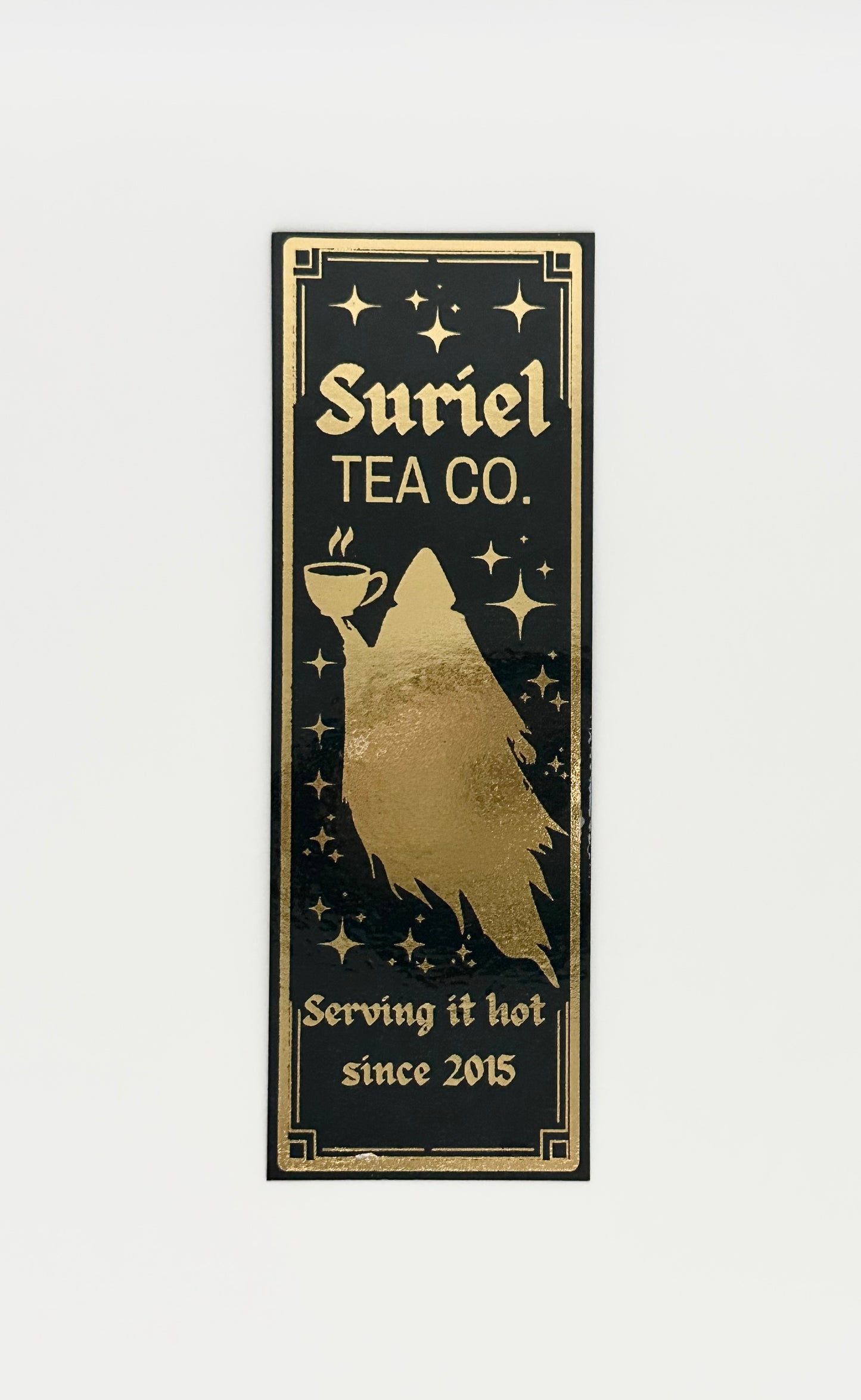 Suriel Tea Co. - Foil Bookmark - (Gold)