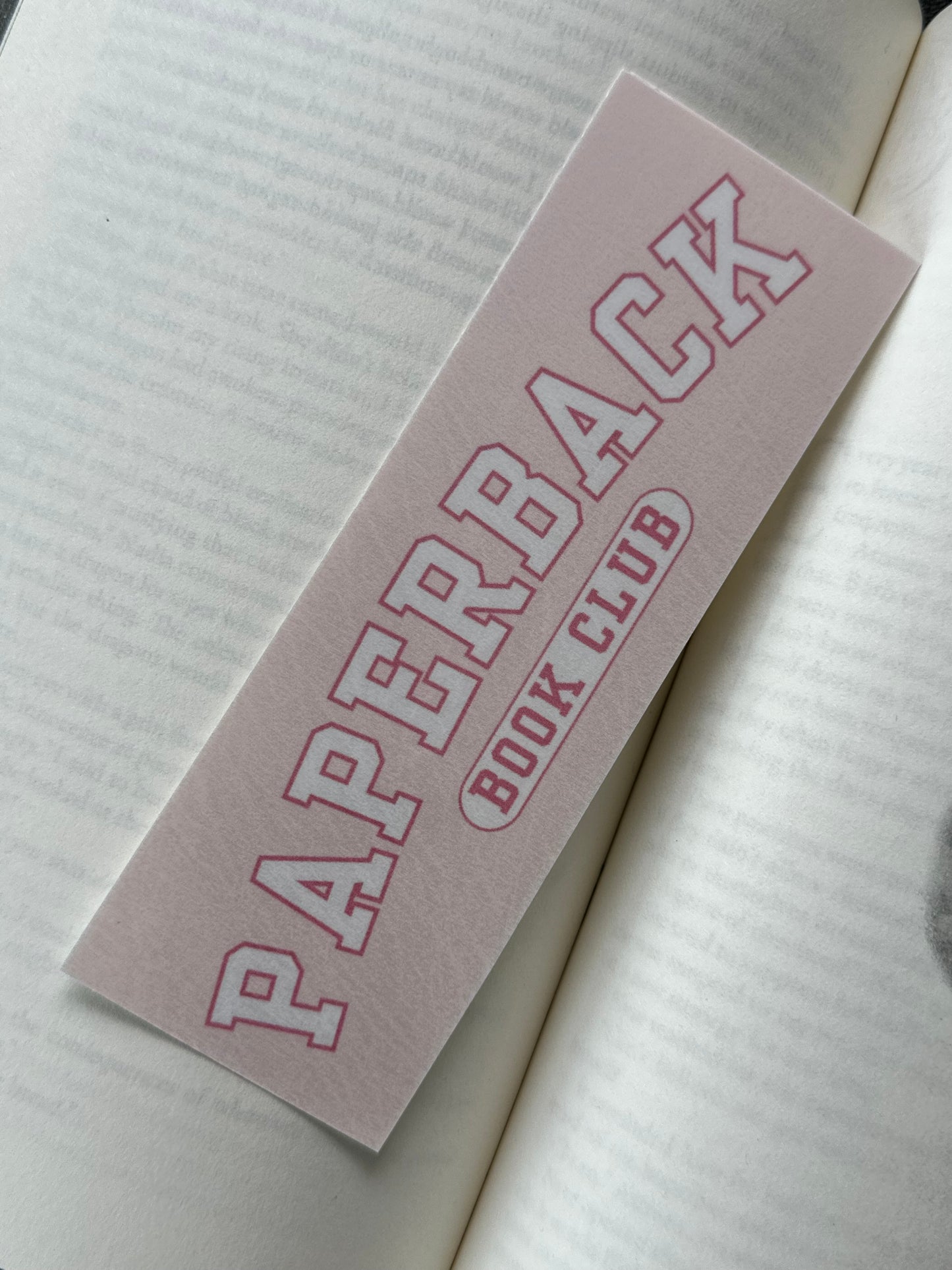 Paperback Bookclub Bookmark Bundle - Pink - 4 Pack