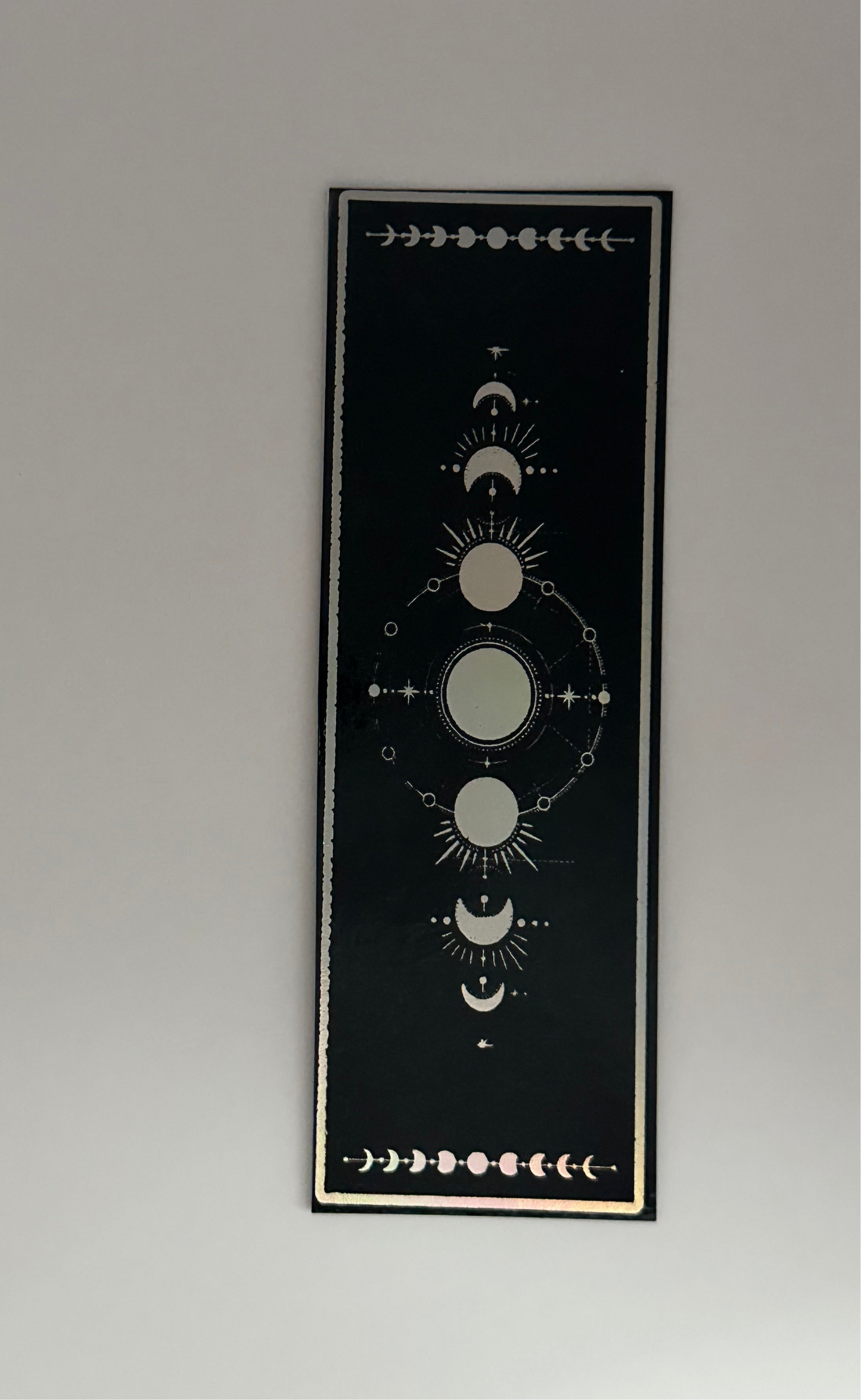 Moon Phases - Foil Bookmark - (Silver Holographic)