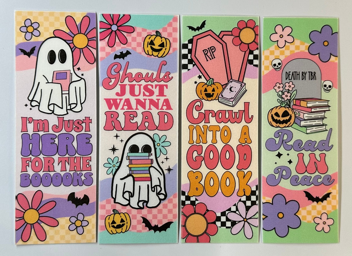 Cute Halloween Bookmark Bundle - 4 Pack