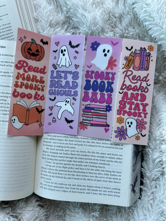 Cute Spooky Bookmark Bundle - 4 Pack